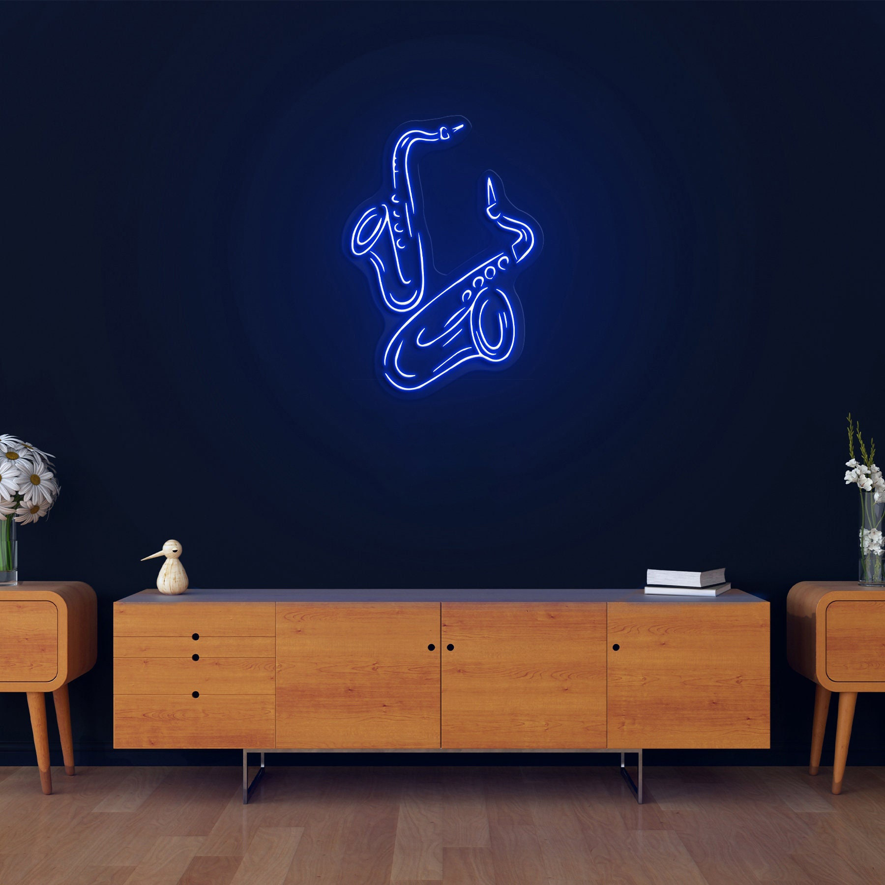 Saxophone Neon Sign, LED Saxophone Light, Saxophone Wall Art, Jazz Club Wall Art, Music Studio Decor, Gifts for Musicians, Home & Bar Decor