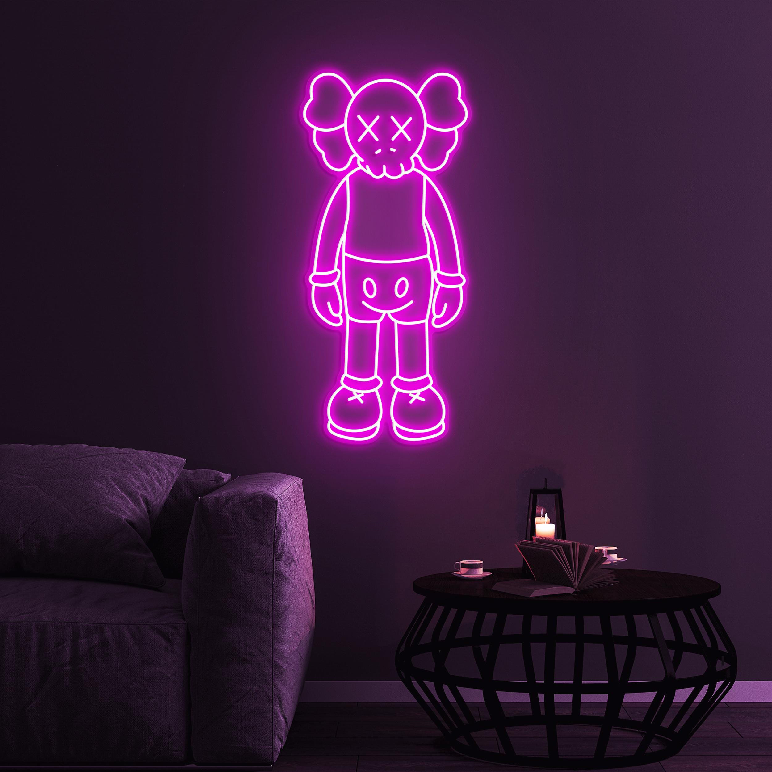 Street Kaw Neon Sign, Street Kaw LED Wall Light, Kaw Led Neon Art, Custom Kaw Art, Modern Street Sign for Home, Halloween & Party Wall Decor