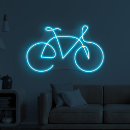 Bicycle Neon Sign, Bicycle LED Light, Toys Shop Neon Art, Cycling Wall Decor, Home Wall Light, Game Room & Kids Room Decor, Lounge Led Sign