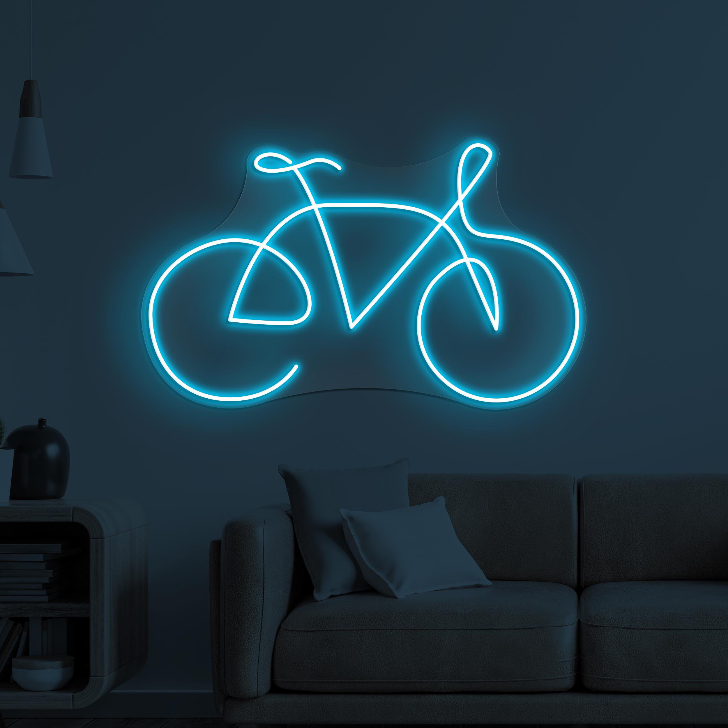Bicycle Neon Sign, Bicycle LED Light, Toys Shop Neon Art, Cycling Wall Decor, Home Wall Light, Game Room & Kids Room Decor, Lounge Led Sign