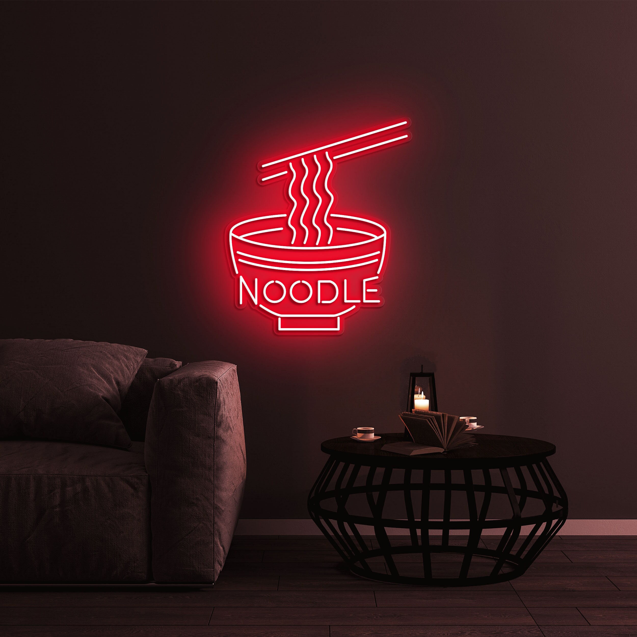 Noodle Bowl Neon Sign, Ramen Bowl Light, Japanese Ramen Neon Sign, Food Ramen Shop Welcome Sign, Asian Decor for Home Kitchen or Restaurant