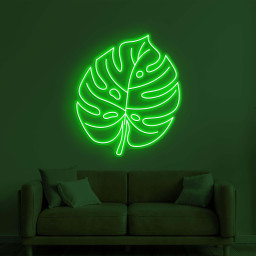 Leaf Neon Sign, Monstera Leaf LED Light, Leaf Neon Wall Art, Home Wall Decor, Plant Shop Art, Kids Room Neon Sign, Leaf Neon Art, Gift idea