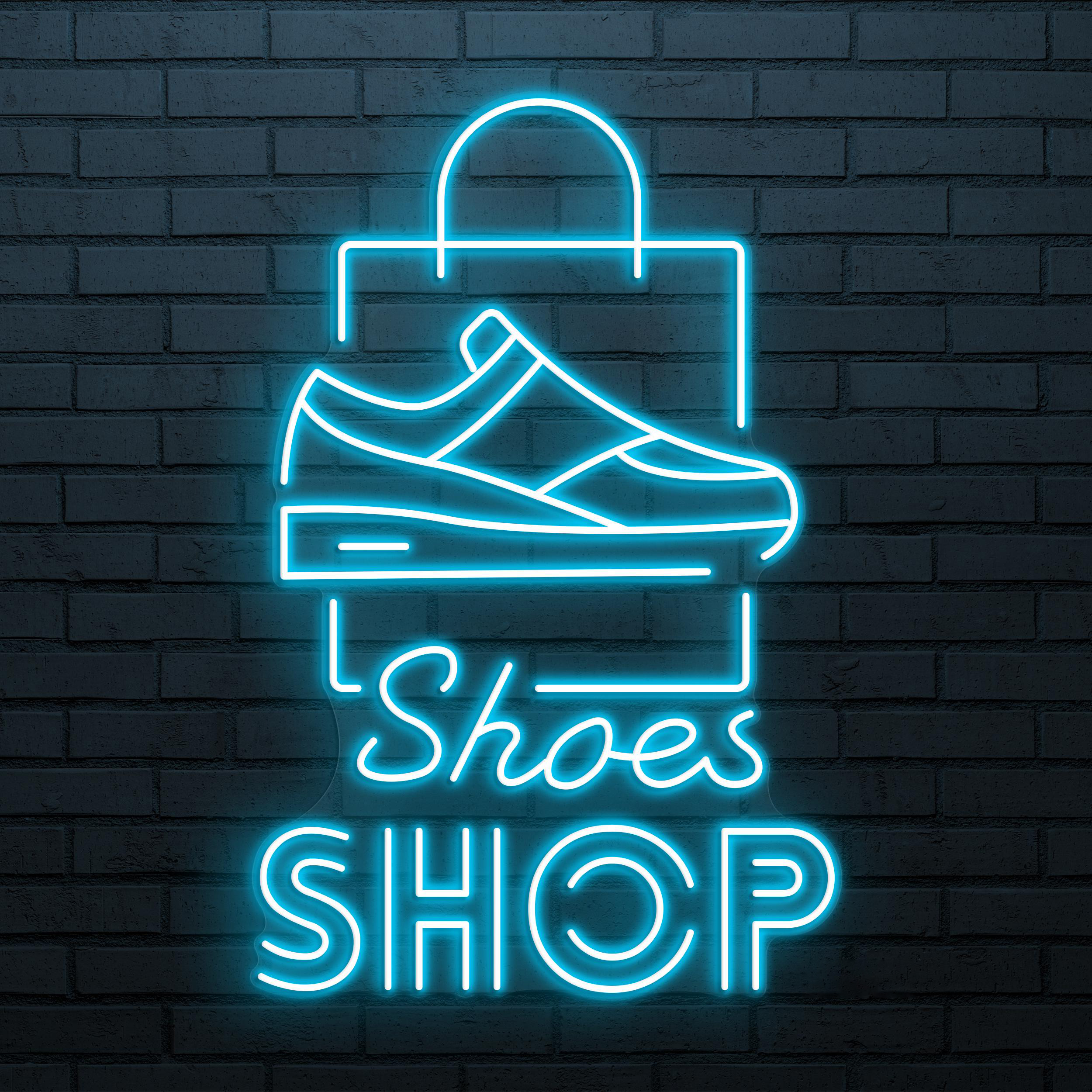 Shoes Shop Neon Sign, Shoes Shop LED Light, Business Logo Wall Decor, Shoe Store Neon Light, Custom Neon Sign, Sneakers Shop Neon Decor