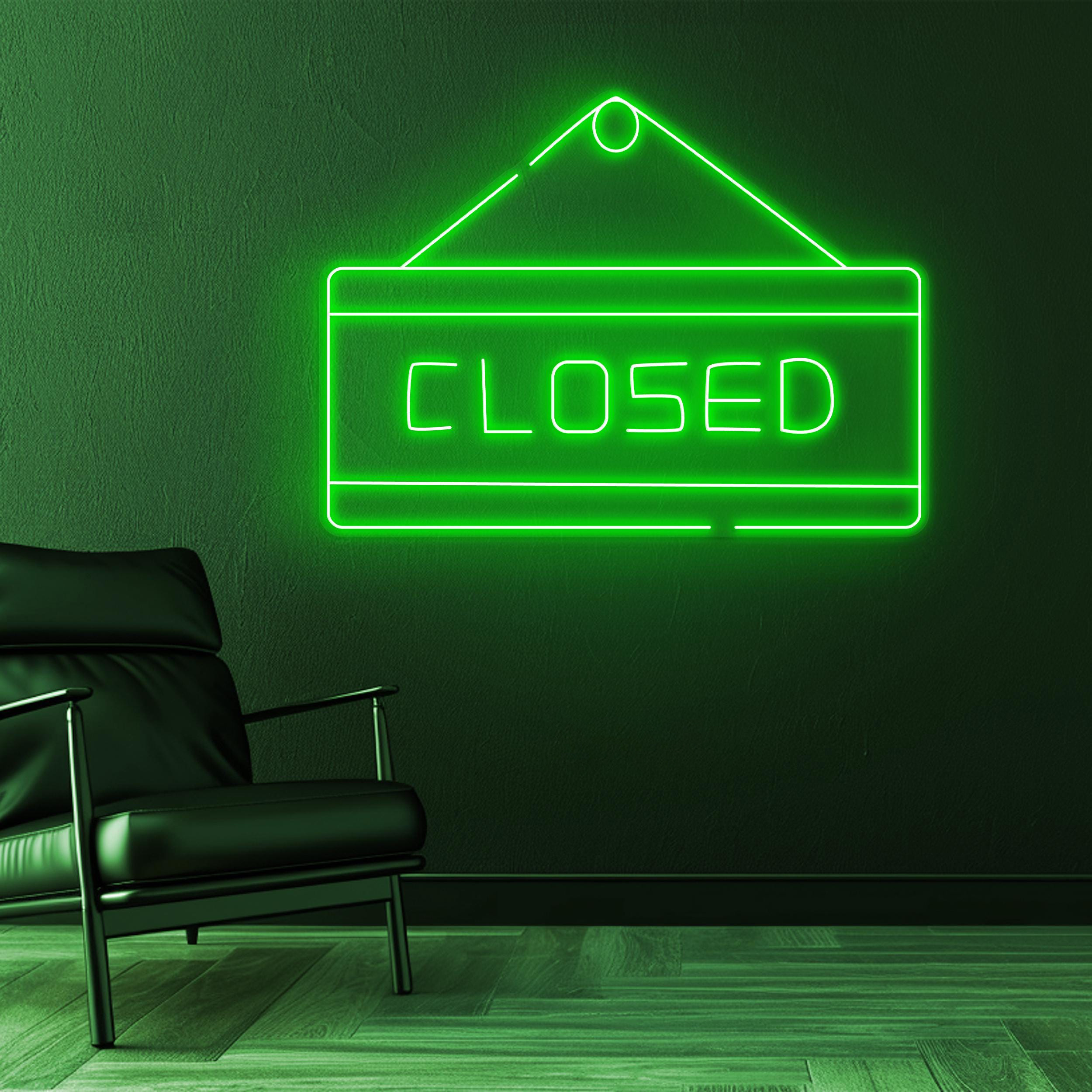 Closed Neon Sign, Closed LED Light, Closed Hanging Wall Art, Business Sign, Decor for Shop, Store, Cafe, Salon, Bar, Pub, Restaurant
