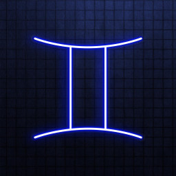 Gemini Neon Sign, Gemini Led Neon Light, Gemini Zodiac Wall Decor, Decor for Studio, Cafe, & Bar, Home Wall Art, Elements of the Zodiac Sign