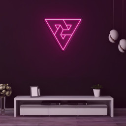Triangles Neon Sign, Geometric LED Wall Art, Triangles Neon Light, Home & Office Decoration, Led Neon Light, Geometric Decor, Neon Sign,Gift
