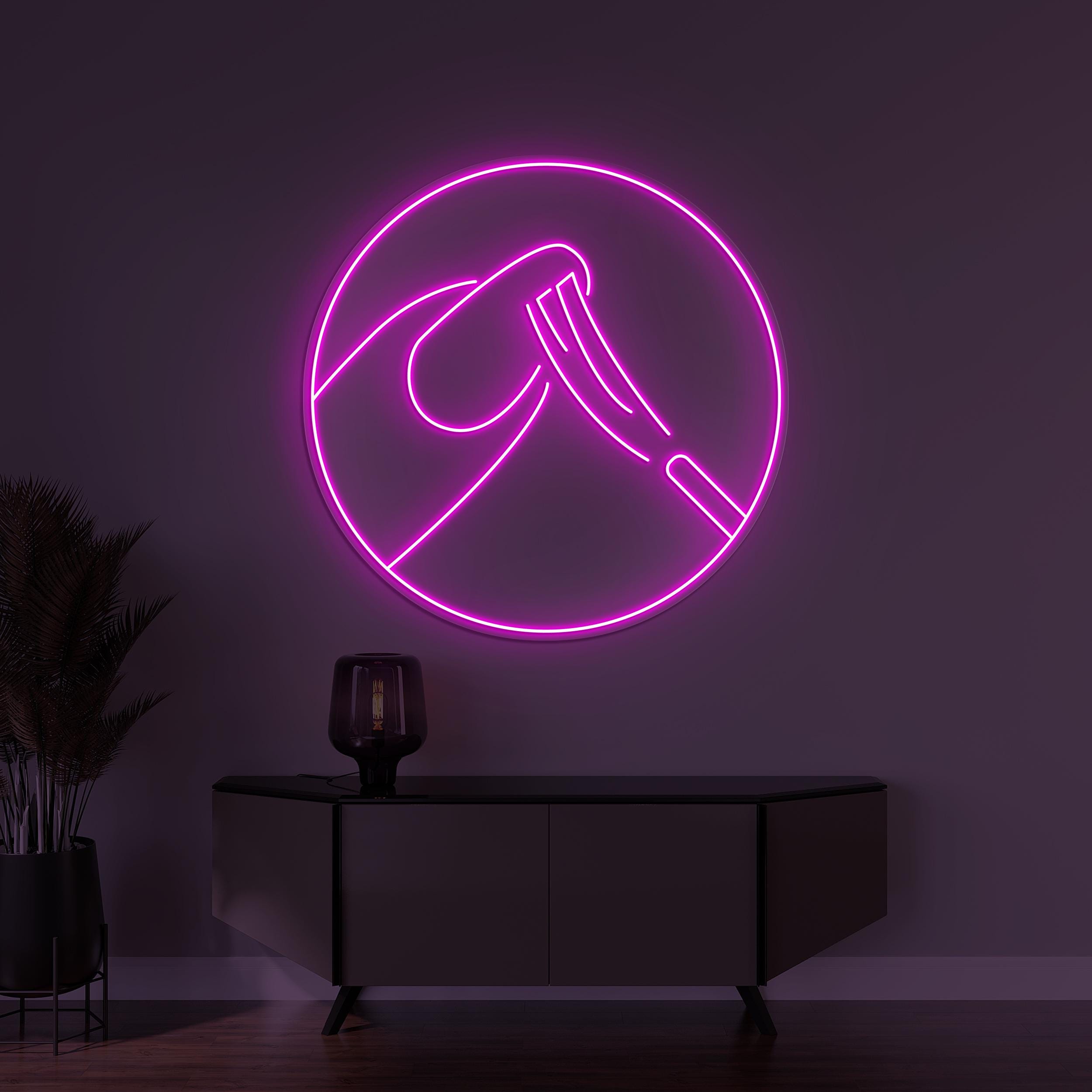 Nail Polish Neon Sign, Nail Polish LED Light, Nail Salon Neon Decor, Beauty Parlour Wall Decor, Custom Neon Sign, Nail Hand Wall Decor, Gift