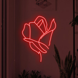 Rose Neon Sign, Rose LED Light, Wedding Wall Decor, Flower Shop Wall Art, Gift for Romantic Couple, Love Wall Light, Blooming Beauty Decor