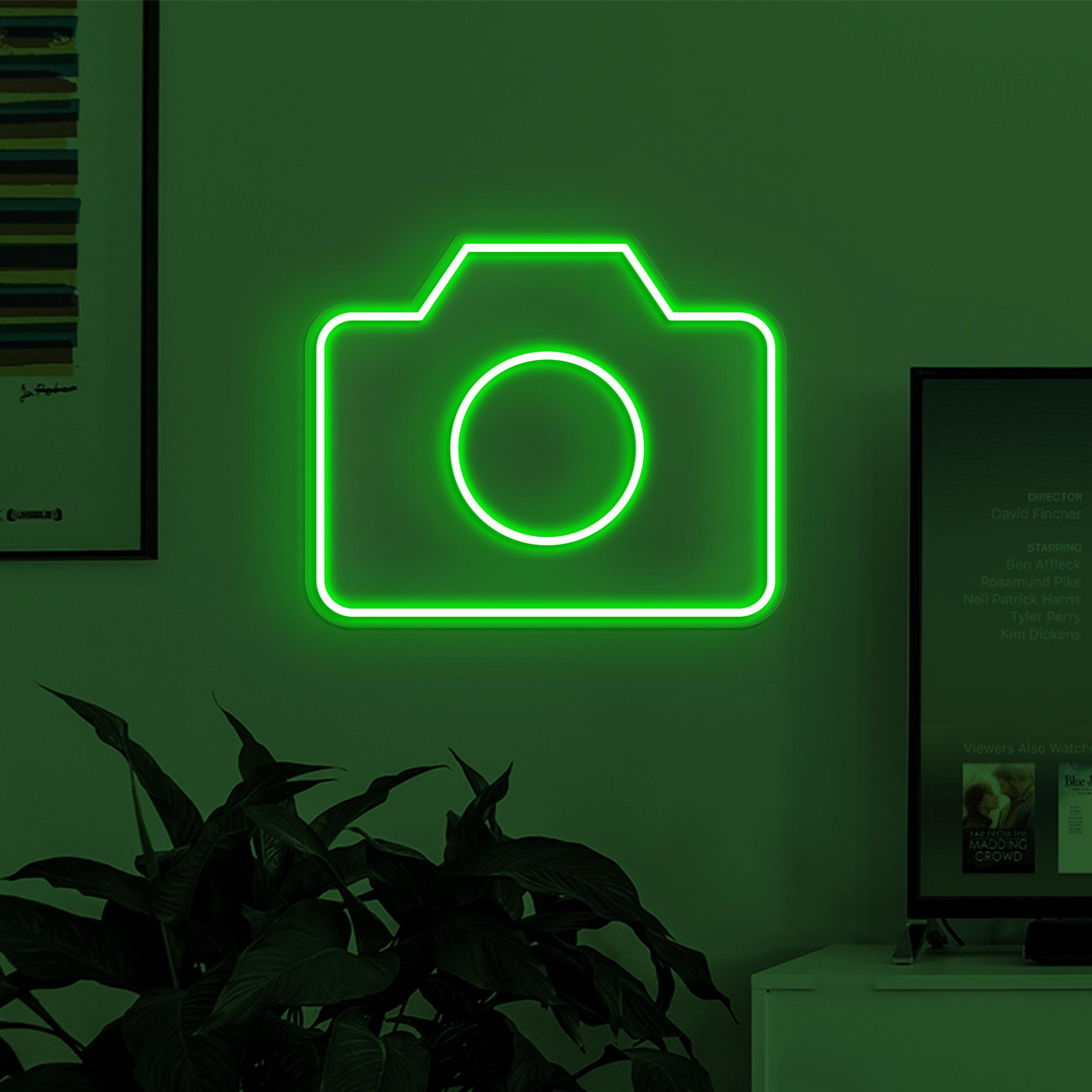 Camera Neon Sign, Camera LED Light, Photography Wall Art, Photo Studio Wall Decor, Kids Room Neon Light, Photographer Gift, Birthday Decor