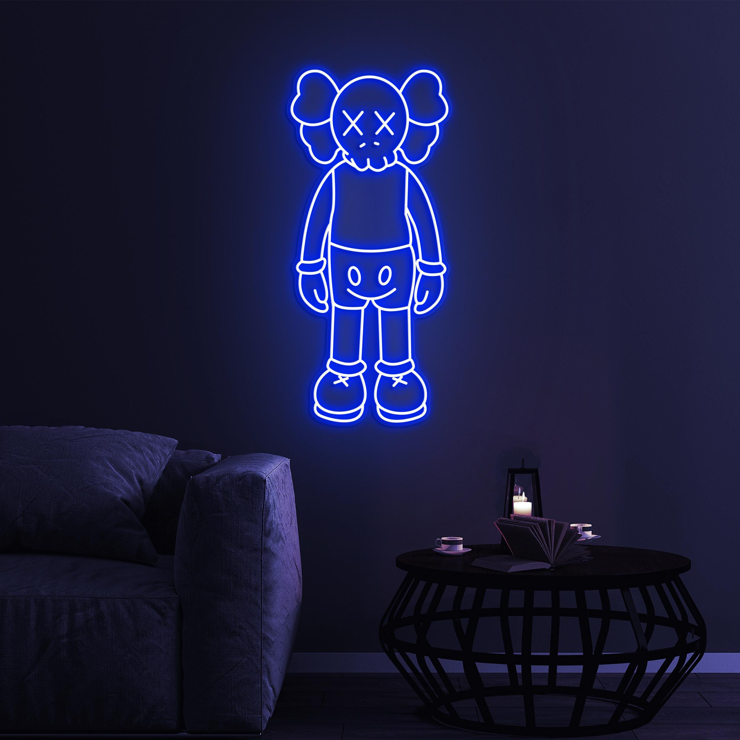 Street Kaw Neon Sign, Street Kaw LED Wall Light, Kaw Led Neon Art, Custom Kaw Art, Modern Street Sign for Home, Halloween & Party Wall Decor