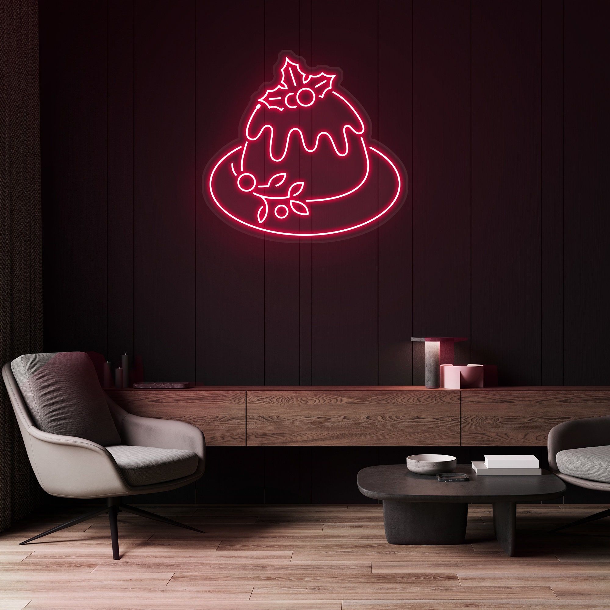 Pie Neon Sign, Pie Wall Art, Bakery LED Sign, Food Baker Neon Light, Wall Art for Home & Kitchen, Baking Room Decor, Gift for Pie Lovers