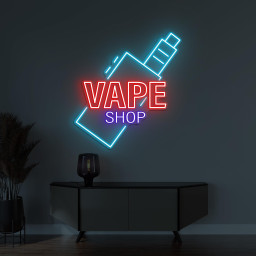 Vape Shop Neon Sign, Vape Shop LED Light, Custom Smoke Led Sign, Smoking Wall Decor, Bar Pub Club Man Cave Decor, Vape Shop Wall Decor, Gift