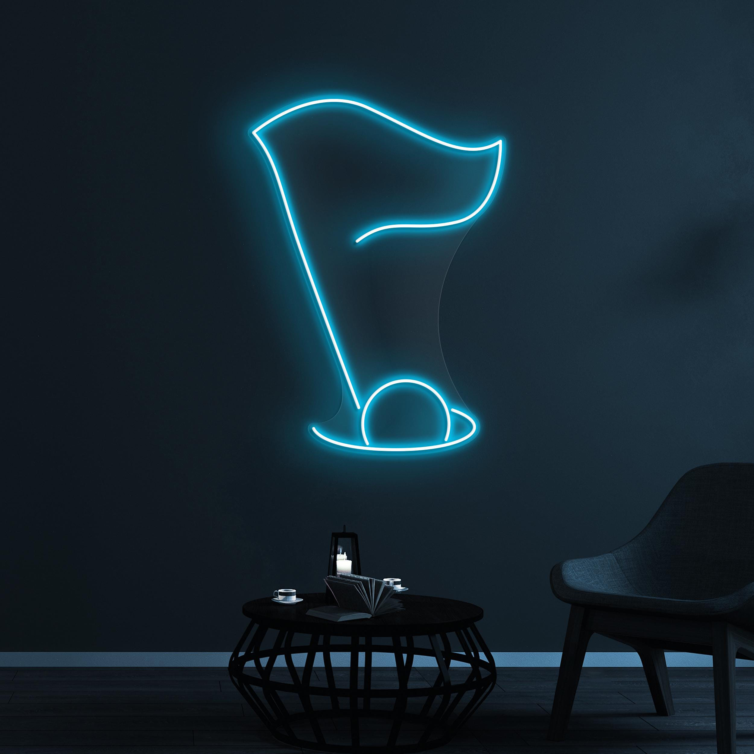 Golf Flag Neon Sign, Golf Flag LED Light, Golf Flag Wall Decor, Golf Club Neon Sign, Game Room Wall Art, Led Neon Art, Golf Lover Gift