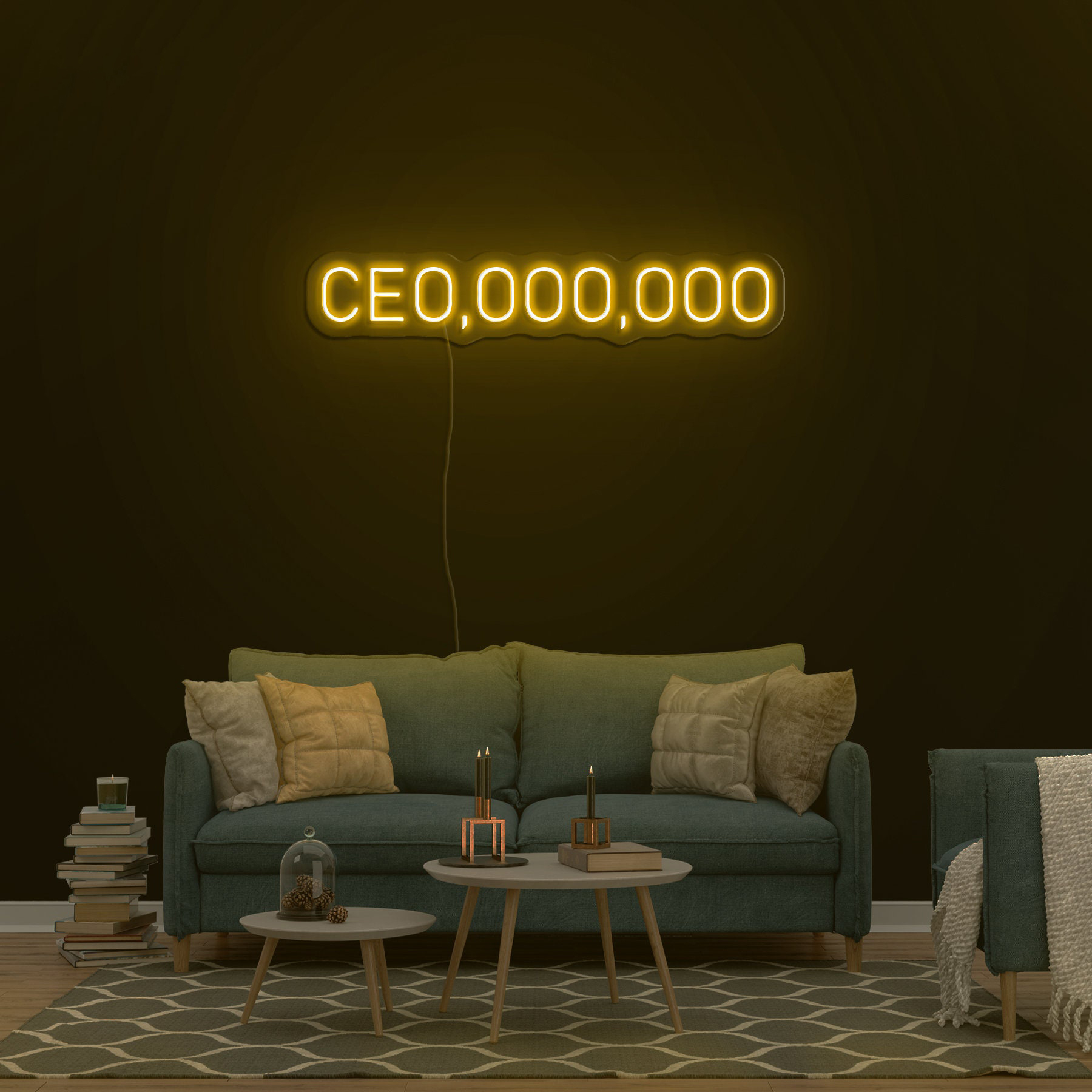 CEO LED Neon Sign, Wall Decor, Room Lighting, Office Art, Busines decor, Neon Light, Gift for Business Professionals, CE0000000,Office decor
