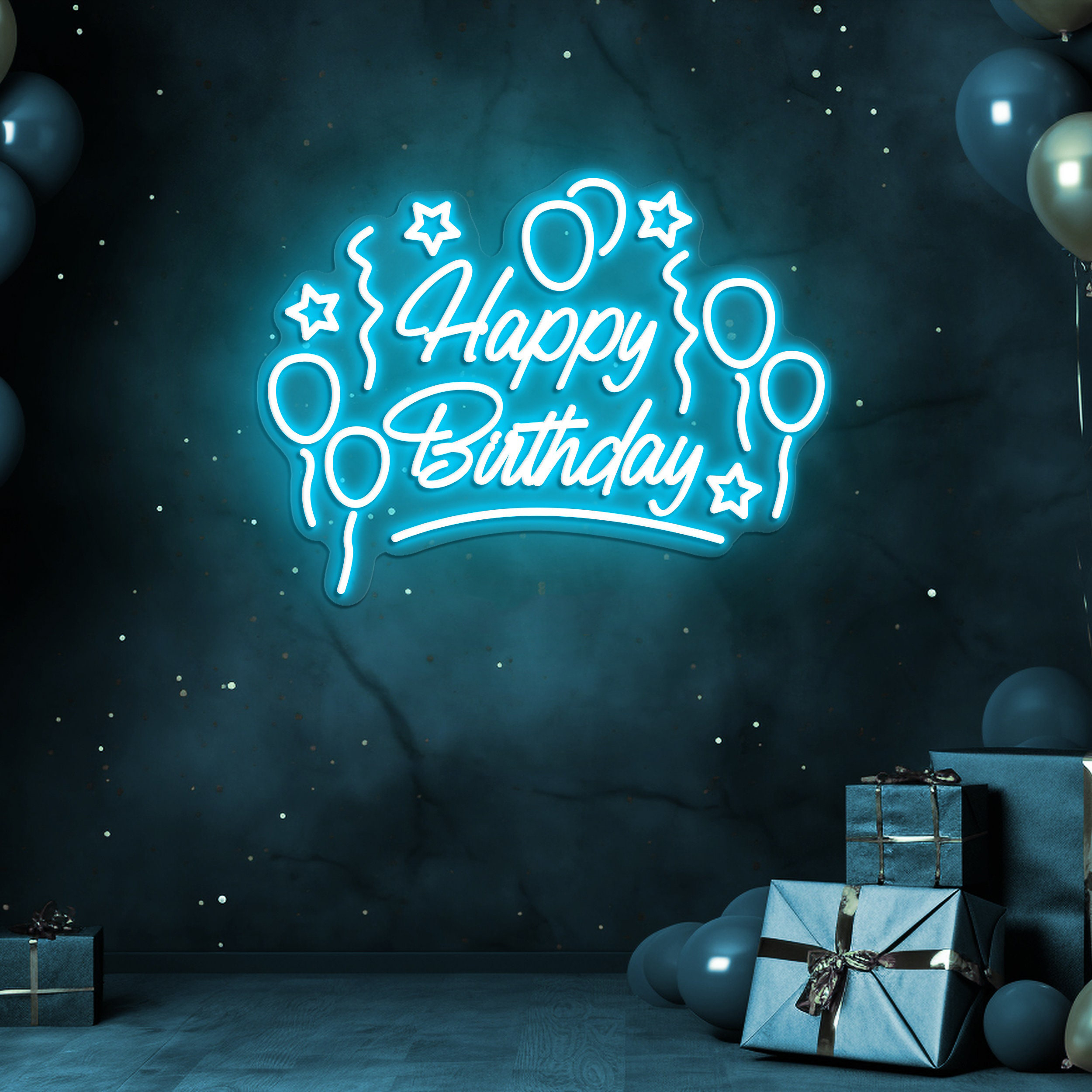 Happy Birthday Neon Sign, LED Light Decoration, Make Every Birthday Memorable, Birthday decor, Party decor, Backdrop sign, Birthday decor