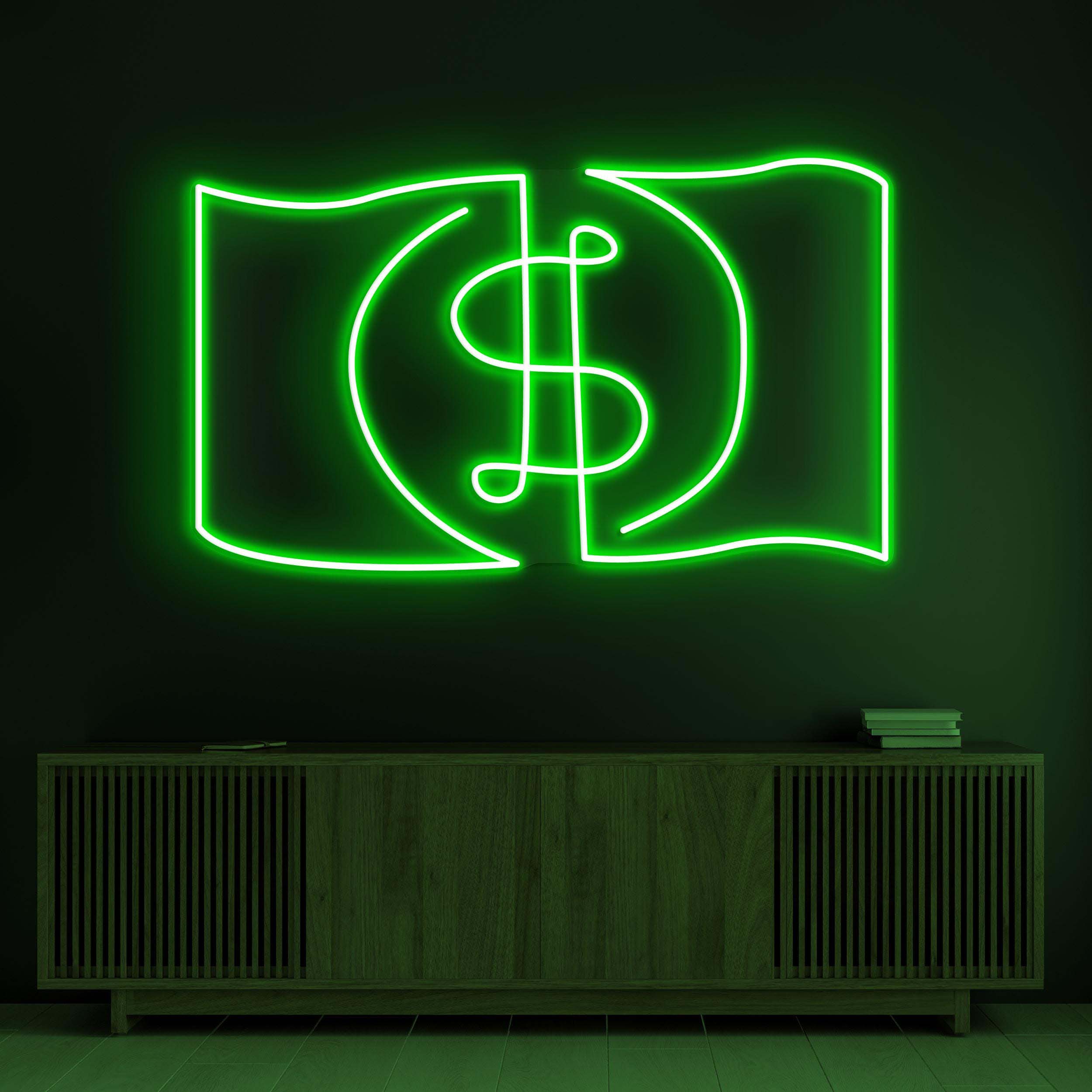 Dollar Neon Sign, Dollar LED Light, Money Wall Decor, Home Wall Art, Cash Neon Sign, Bank Wall Neon Light, Personalized Dollar Neon Sign