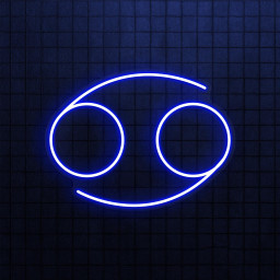 Cancer Neon Sign, Cancer LED Light, Home Wall Decor, Personalized Cancer Neon Sign, Minimalist Zodiac Horoscope Led Light, Cancer Symbol