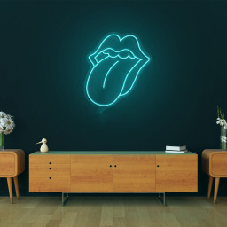 Mouth Lips Neon Sign, Lips LED Light, Big Tongue Modeling Sign, Room Decor, Lips Wall Art, Party Gift, Custom Neon Sign, Home and bar Decor