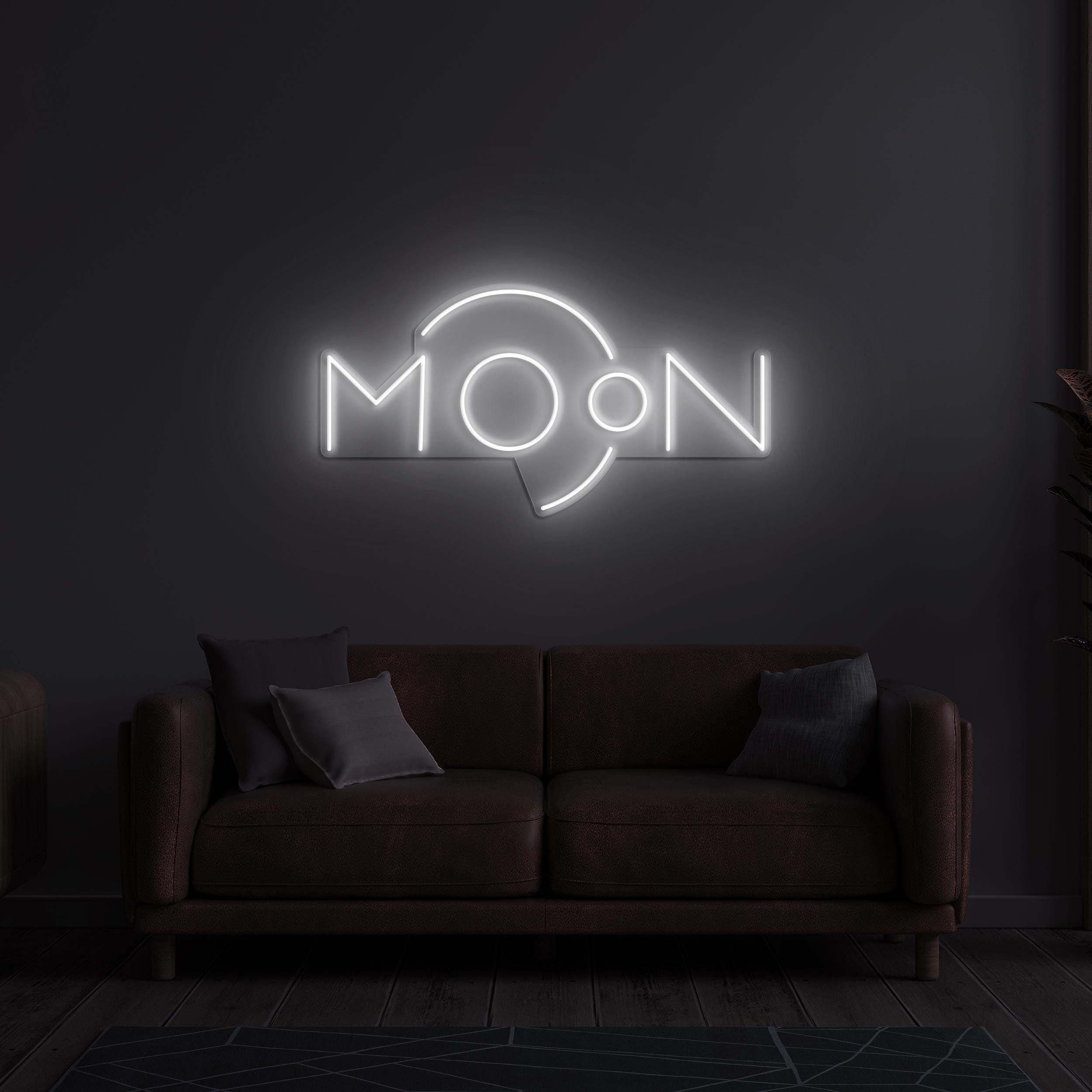 Moon Neon Sign, Moon LED Light, Crescent Moon Neon Art, Home Wall Decor, Custom Neon Sign, Led Wall Art, Nursery LED Neon Light, Gift idea