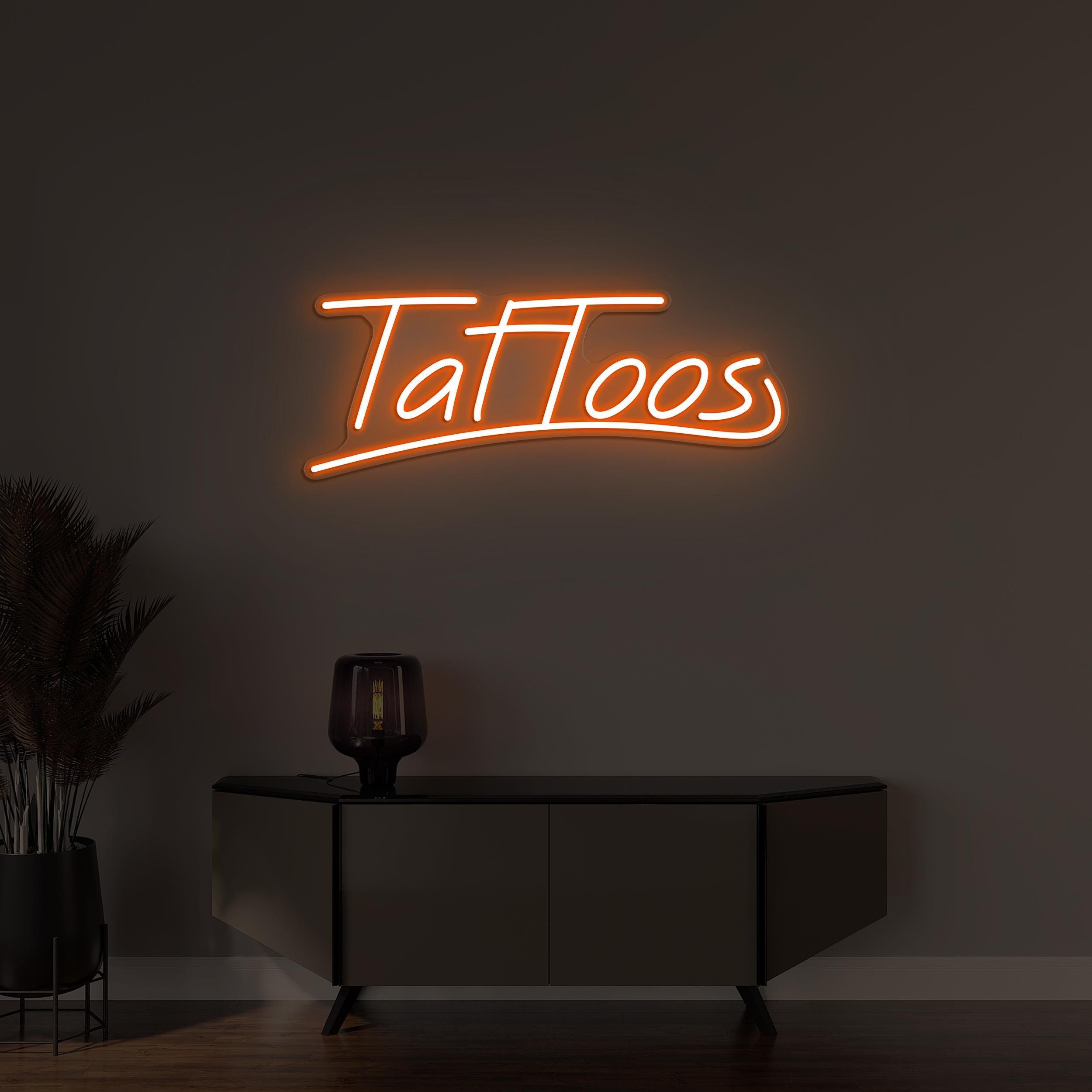 Tattoos Neon Sign, Tattoos LED Light, Tattoos Logo Decor, Tattoo Shop Wall Art, Tattoo Artist Sign, Tattoo Studio Light, Tattoo Room Decor