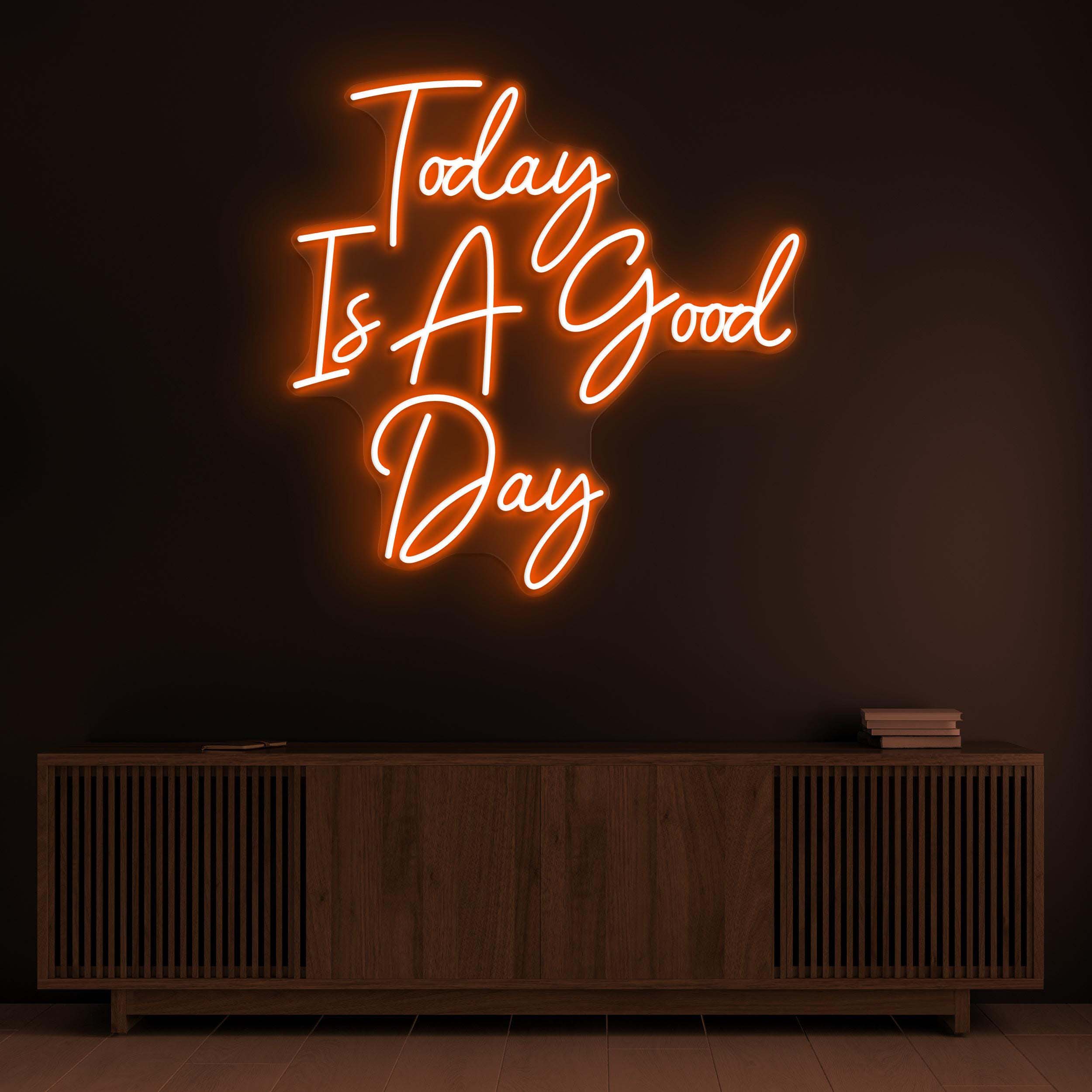 Today Is A Good Day Neon Sign, Today Is A Good Day LED Sign, Party Wall Decor, Home Wall Light, Positive Quote Led Sign, Wedding Party Decor