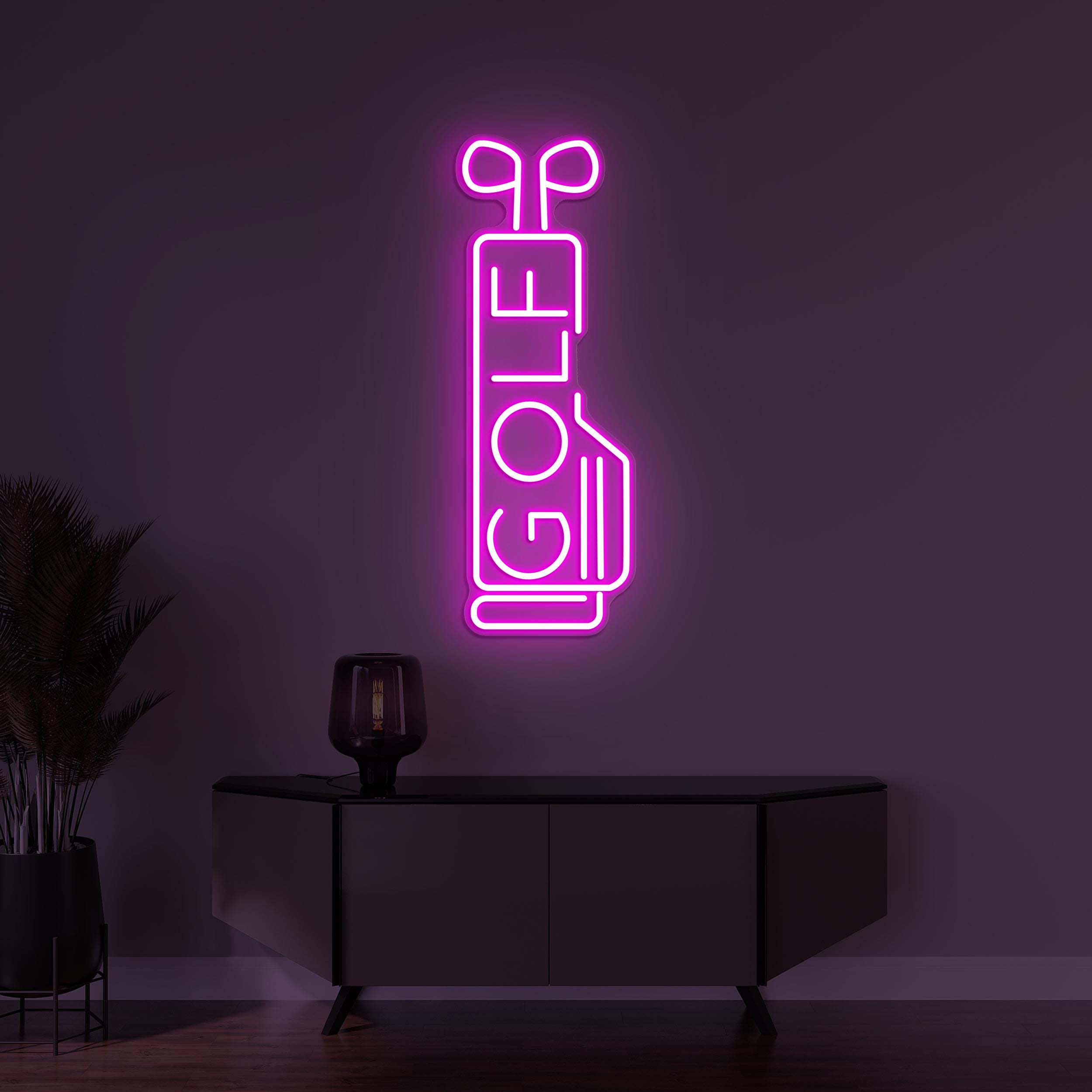 Golf Neon Sign, Golf LED Light, Golf Logo Wall Decor, Golf Club Wall Art, Sports Shop Wall Sign, Game Room Wall Decor, Golf Bag Neon Art
