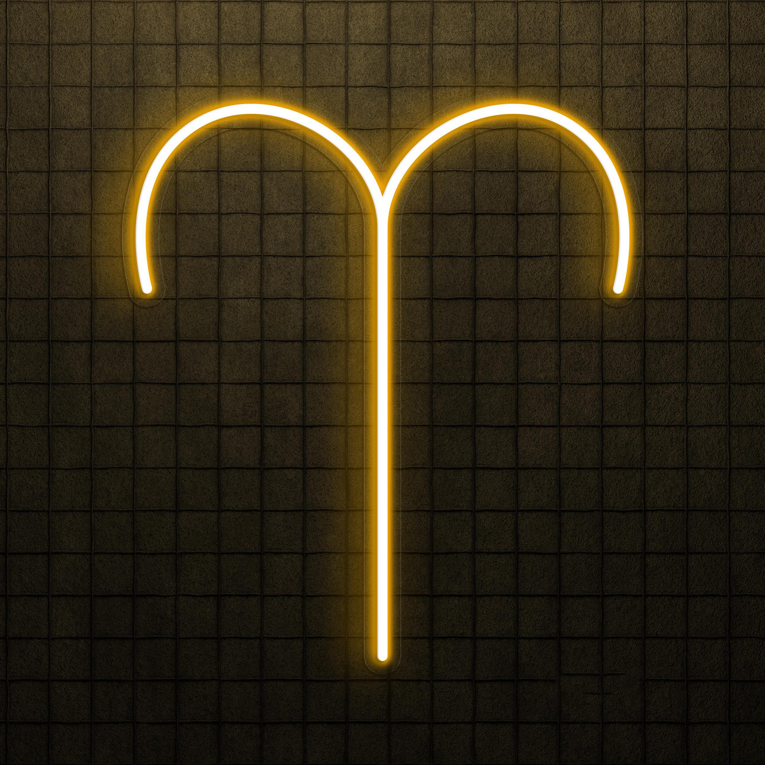 Aries Neon Sign, Aries LED Light, Aries Symbol Wall Decor, Custom Neon Sign, Home Wall Art, Horoscope Sign for Bar & Studio Wall Decor, Gift