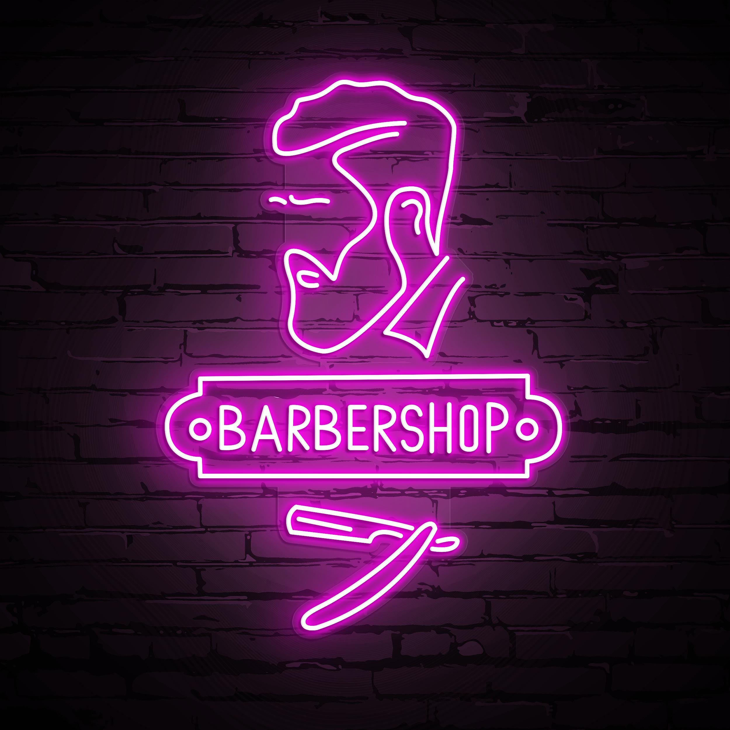 Barbershop Neon Sign, Barbershop LED Light, Hairdressing Salon LED Sign, Custom LED Art, Salon & Barber Shop Decoration, Barbershop Wall Art