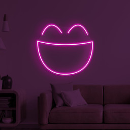 Smiley Face Neon Sign, Laughing Face LED Light, Laughing Emoji Wall Decor, Kids Room Wall Art, Birthday Gift For Kids, Happy Emoji Led Sign
