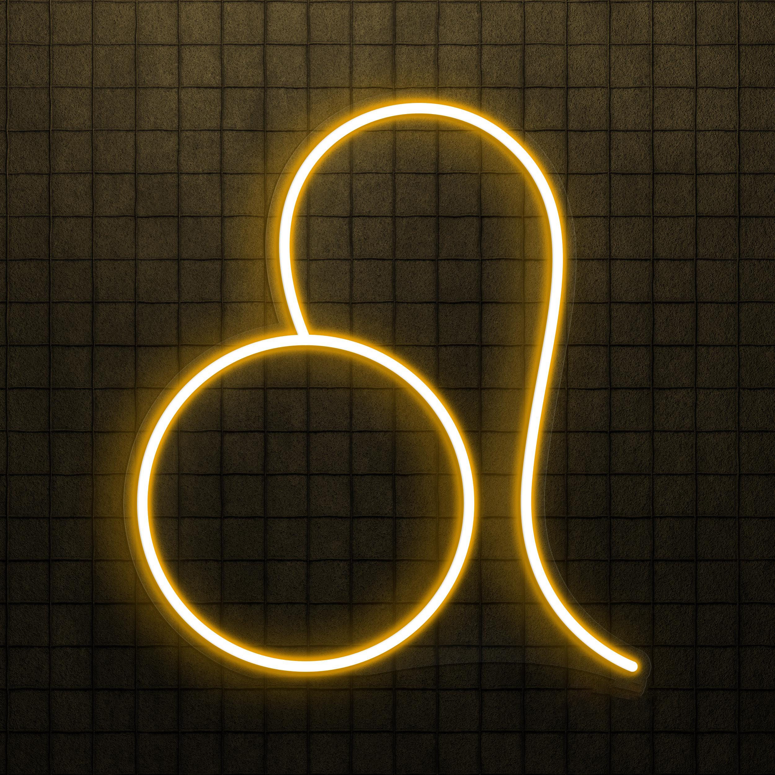 Leo Neon Sign, Leo LED Light, Zodiac Sign Wall Decor, Horoscope LED Neon Sign, Bedroom Wall Light, Restaurants Neon Decor, Astrology Gift