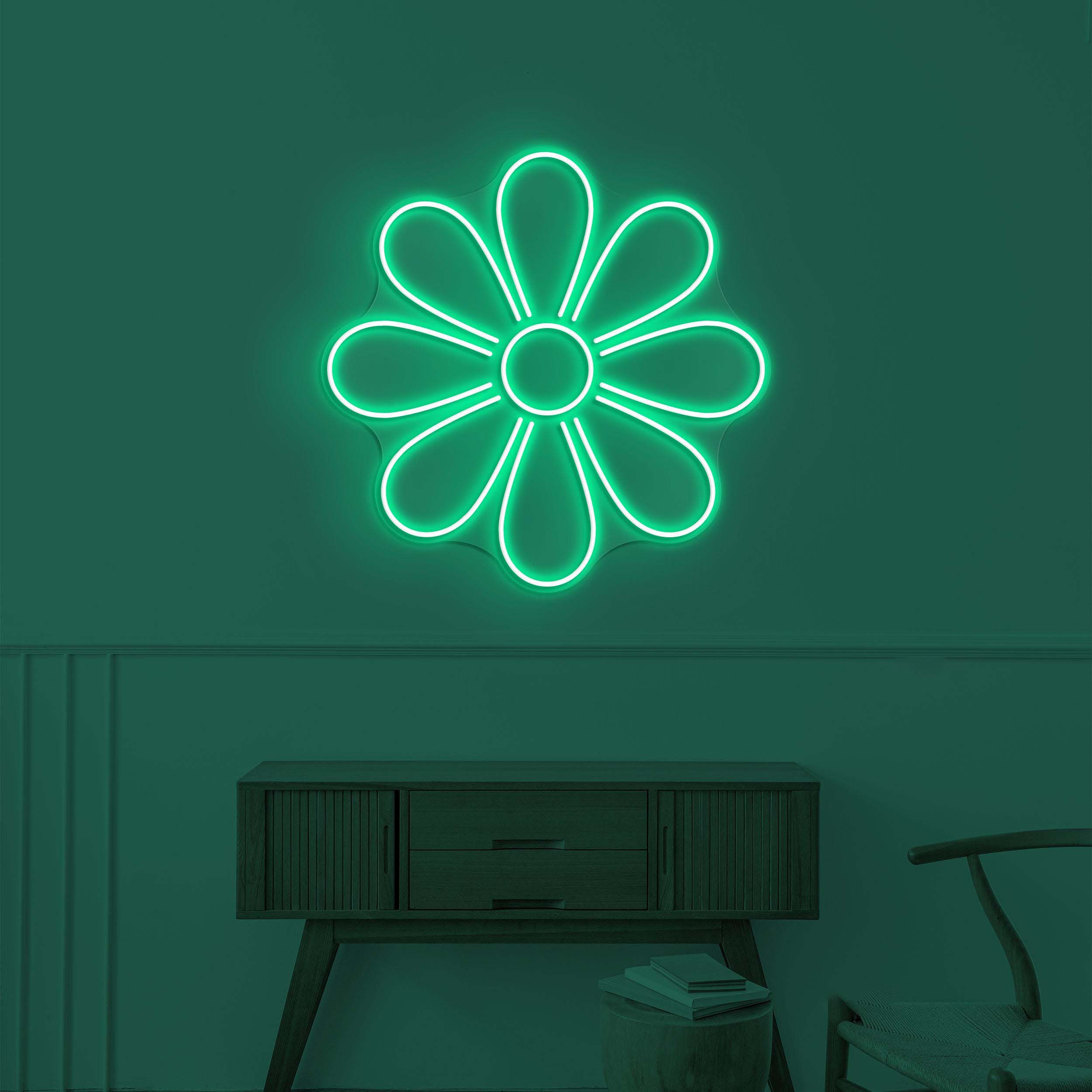Flower Neon Sign, Flower LED Light, Flower Wall Decor, Custom Neon Sign, Home Wall Decor, Decoration for Party, Garden & Yard, Gift for Her