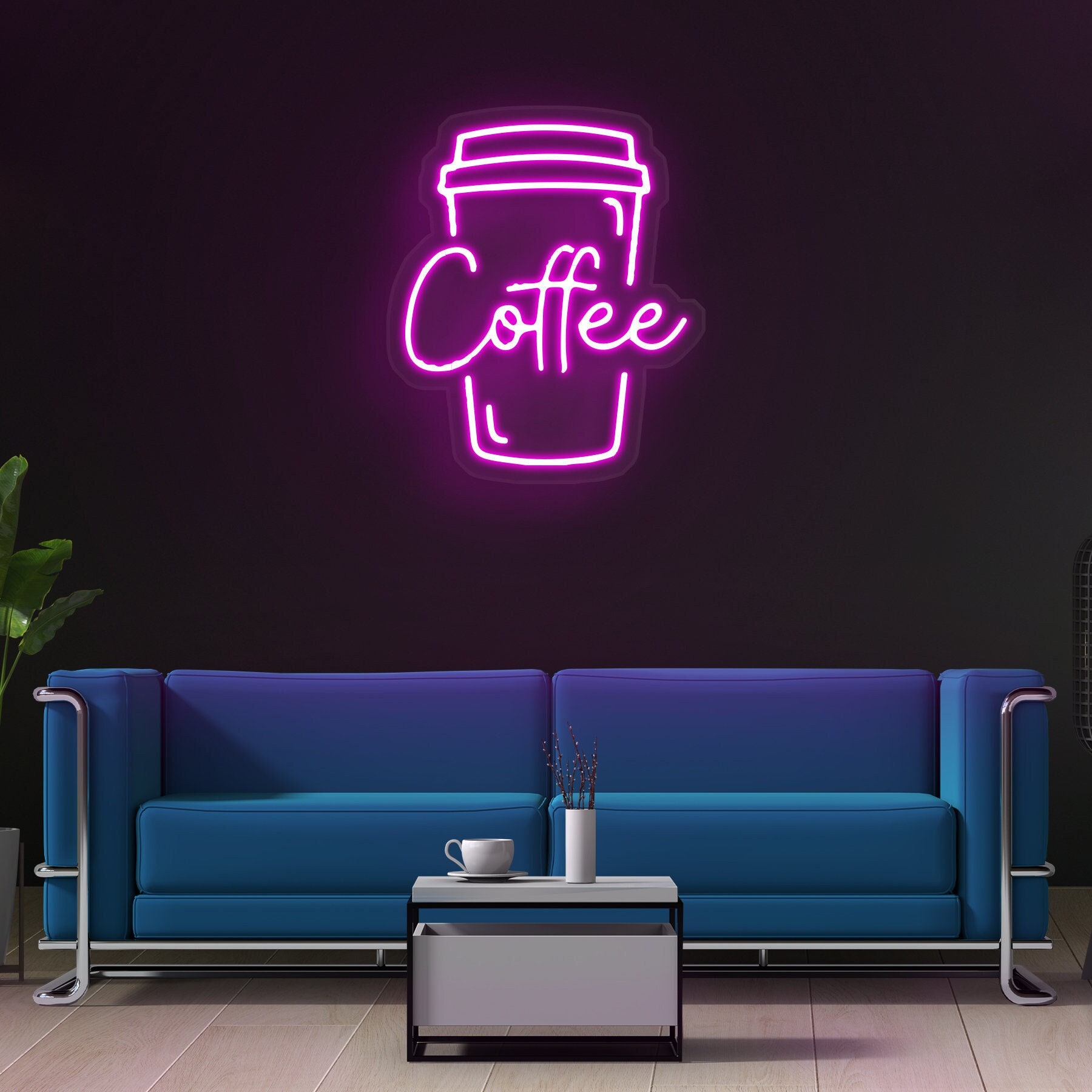 Coffee Neon Sign, Coffee Shop Neon Light, LED Wall Decor for Cafe and Bar, Gifts for Coffee Lover, Neon Art for Kitchen and Home Décor, Sign