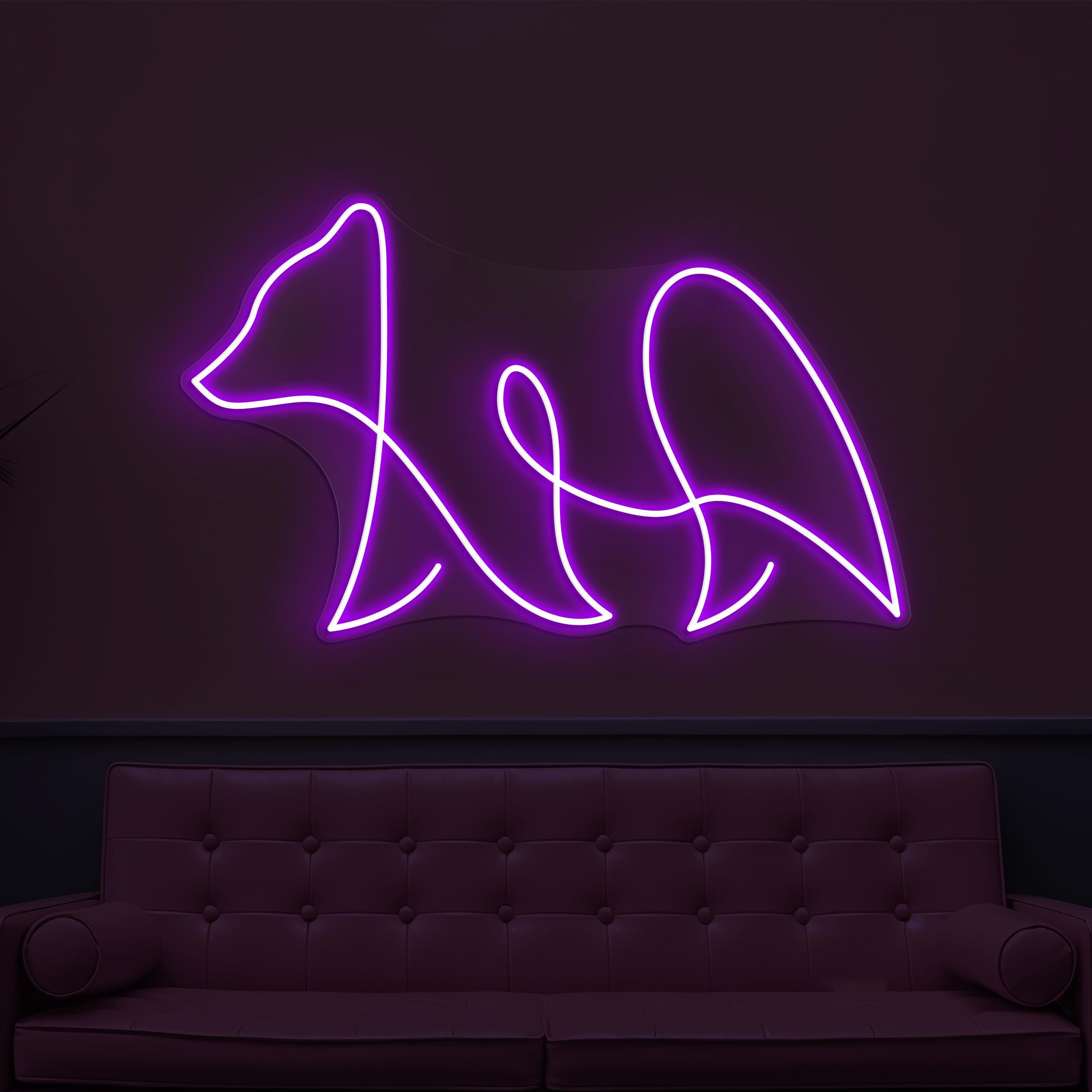 Bear Neon Sign, Bear LED Light, Cute Bear Line Wall Art, Led Wall Decor, Zoo Neon Light, Wild Animal Neon Decor, Kids Room Wall Decor, Gift