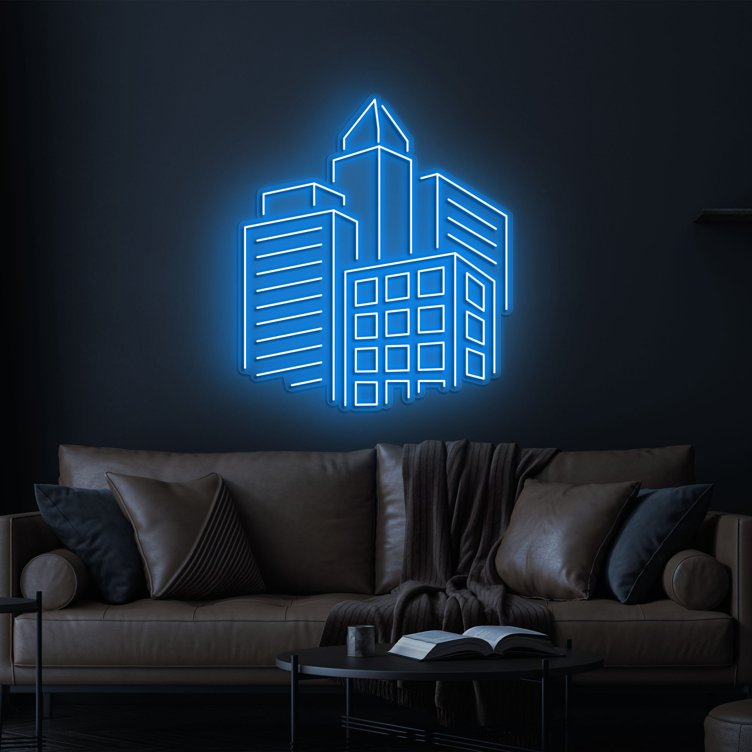 City Buildings Neon Sign, Buildings Neon Light, Room Decor, Wall Decor, City Building Sign, Urban Decor, Cityscape Vibes for Home or Office