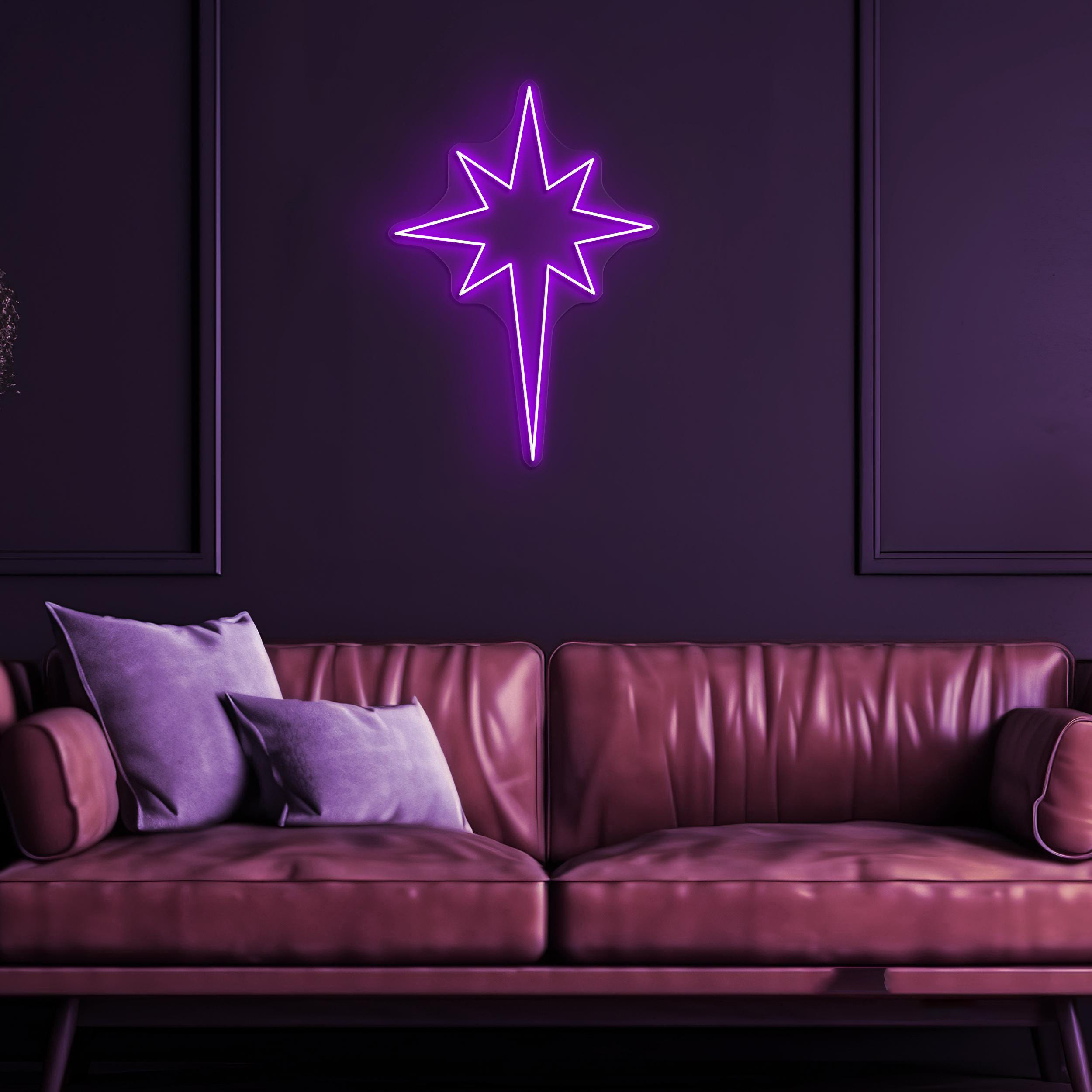 Star Neon Sign, Star LED Light, Bedroom Wall Decor, Star Neon Art, Home Wall Decor, Kids Room Neon Light, Cafe, Bar Led Light, Gift Idea