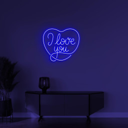 I Love You Neon Sign, I Love You LED Light, I Love You In Heart Wall Decor, Wedding Party Wall Art, Romantic Couple Love Sign, Couple Gift