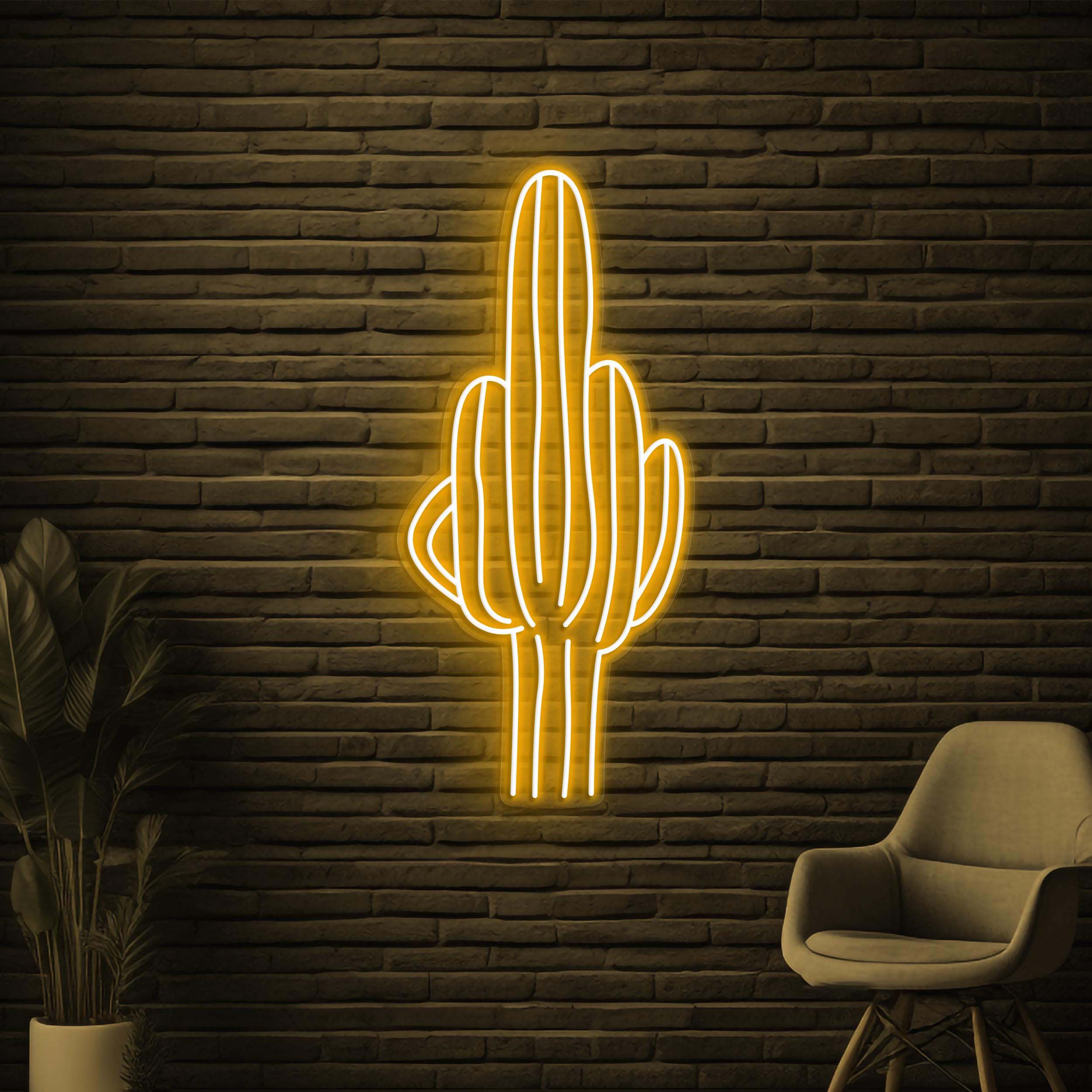Cactus Neon Sign, Cactus LED Sign, Prickly Wall Decor, Plant Wall Art, Desert Neon Sign, Home Wall Art, Flower Shop Art, Plant Shop Wall Art
