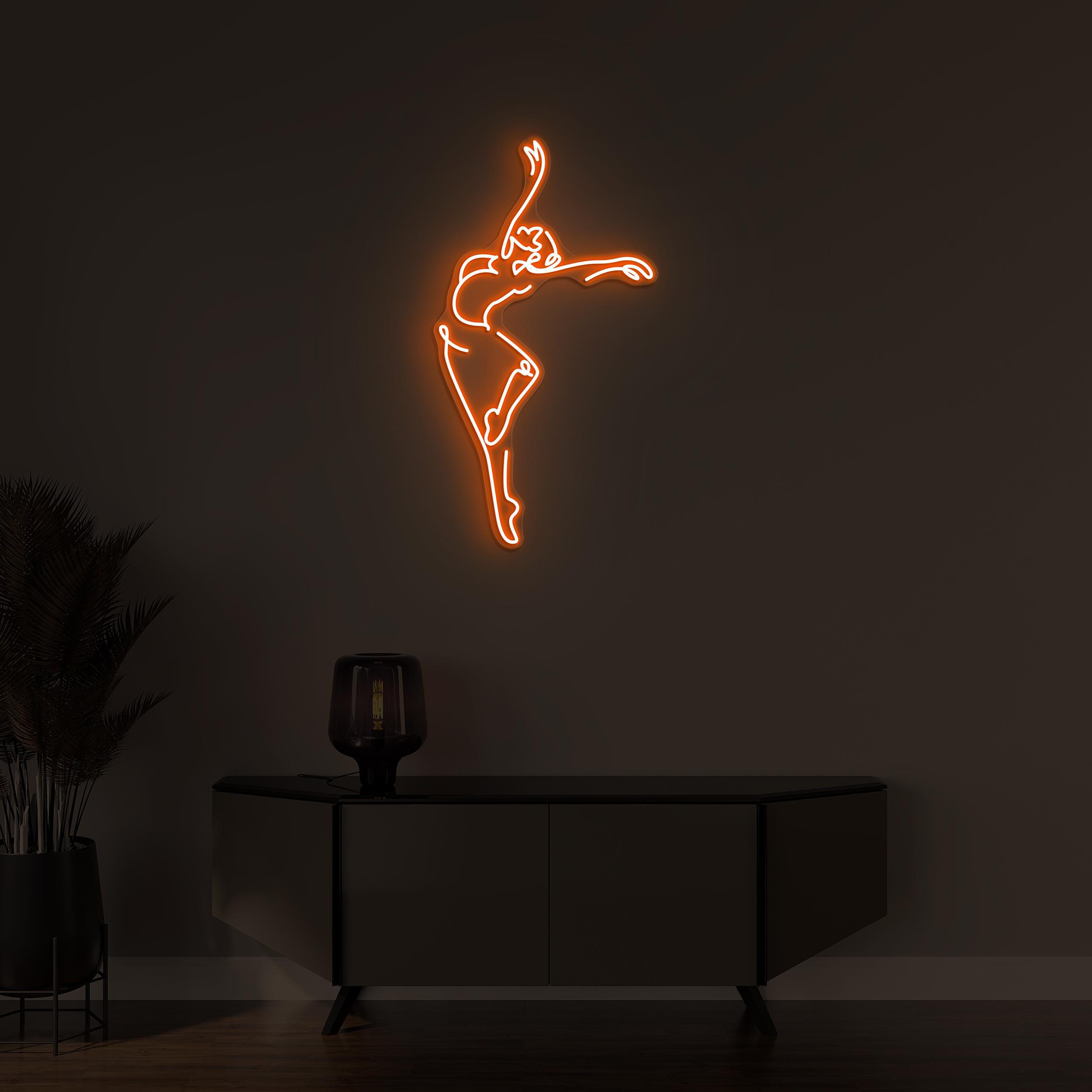 Girl Dance Neon Sign, Ballet Dance LED Light, Girl Dance LED Art, Dancing Club Wall Decor, Dancer Neon Sign, Home Wall Art, Dance Lover Sign