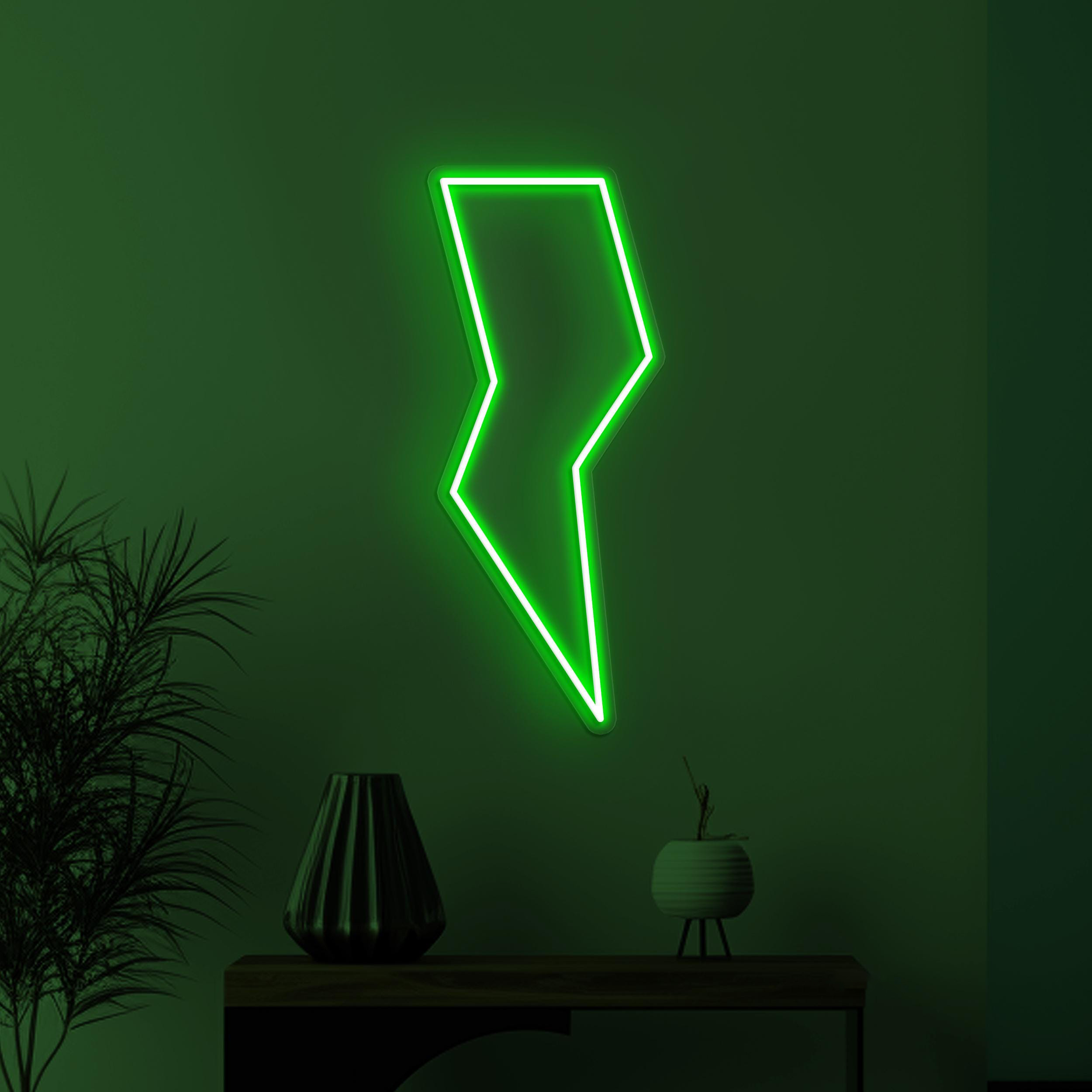 Lightning Neon Sign, Lightning LED Light, Lightning Bolt Wall Art, Game Room Wall Decor, Thunder Led Neon Light, Cafe and Bar Wall Decor