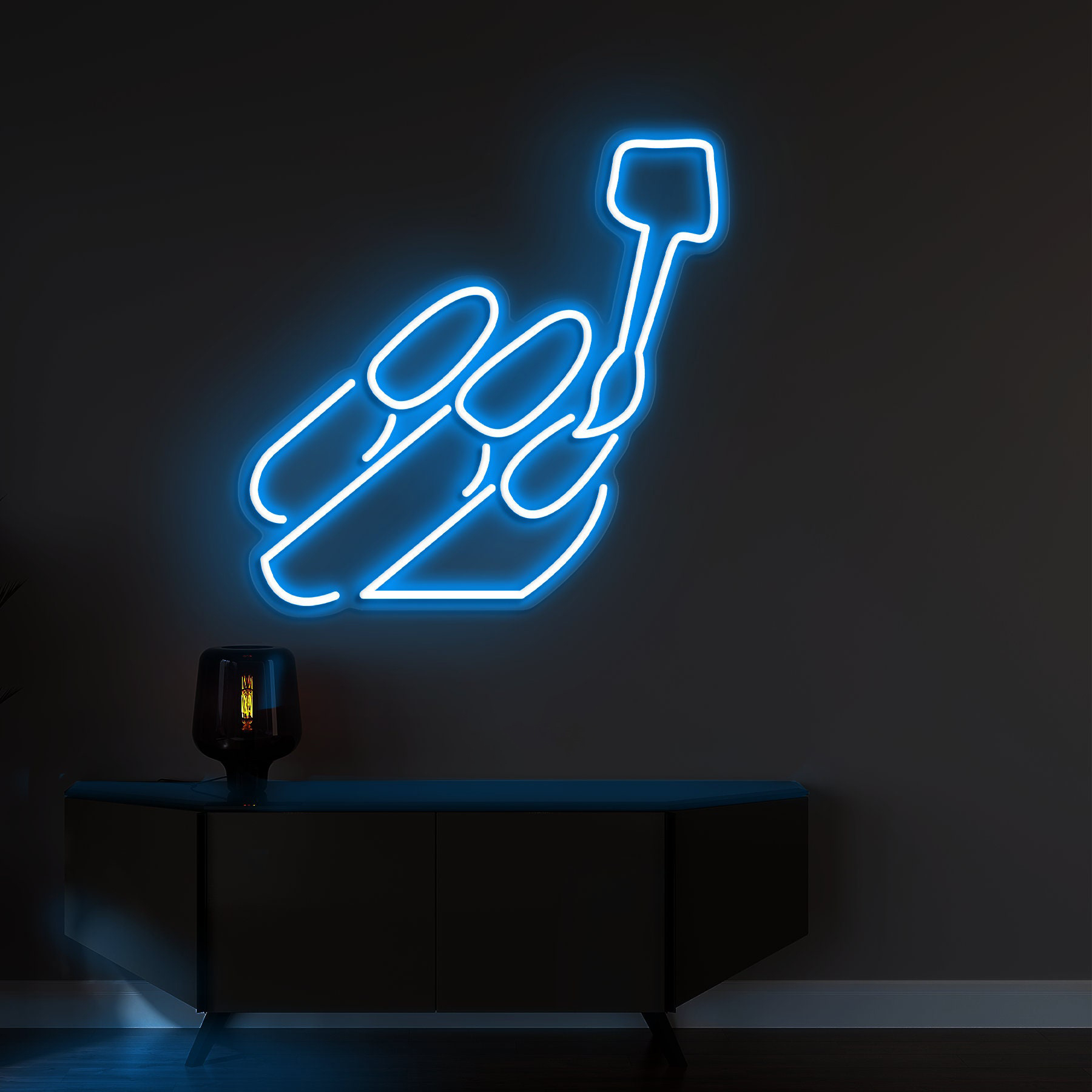 Nails Salon Neon Light, Manicure Shop Neon Sign, LED Shop Decor for Nails Beauty Salon, Led Decor for Manicure and Pedicure Spaces, Gift Art