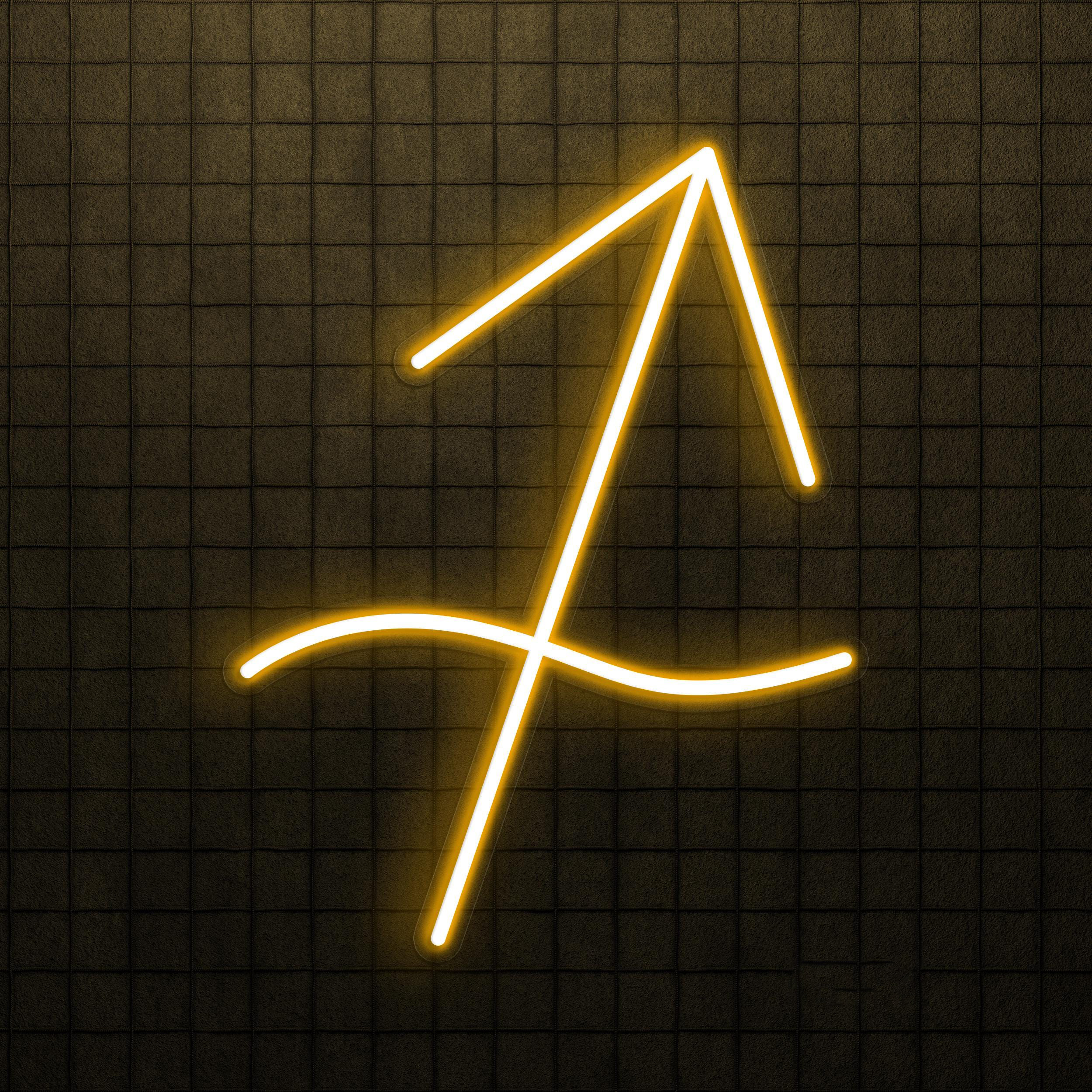 Sagittarius Neon Sign, Sagittarius LED Light, Home Wall Decor, Custom Sign, Elements of the Zodiac, Horoscope Sign for Home & Studio Decor
