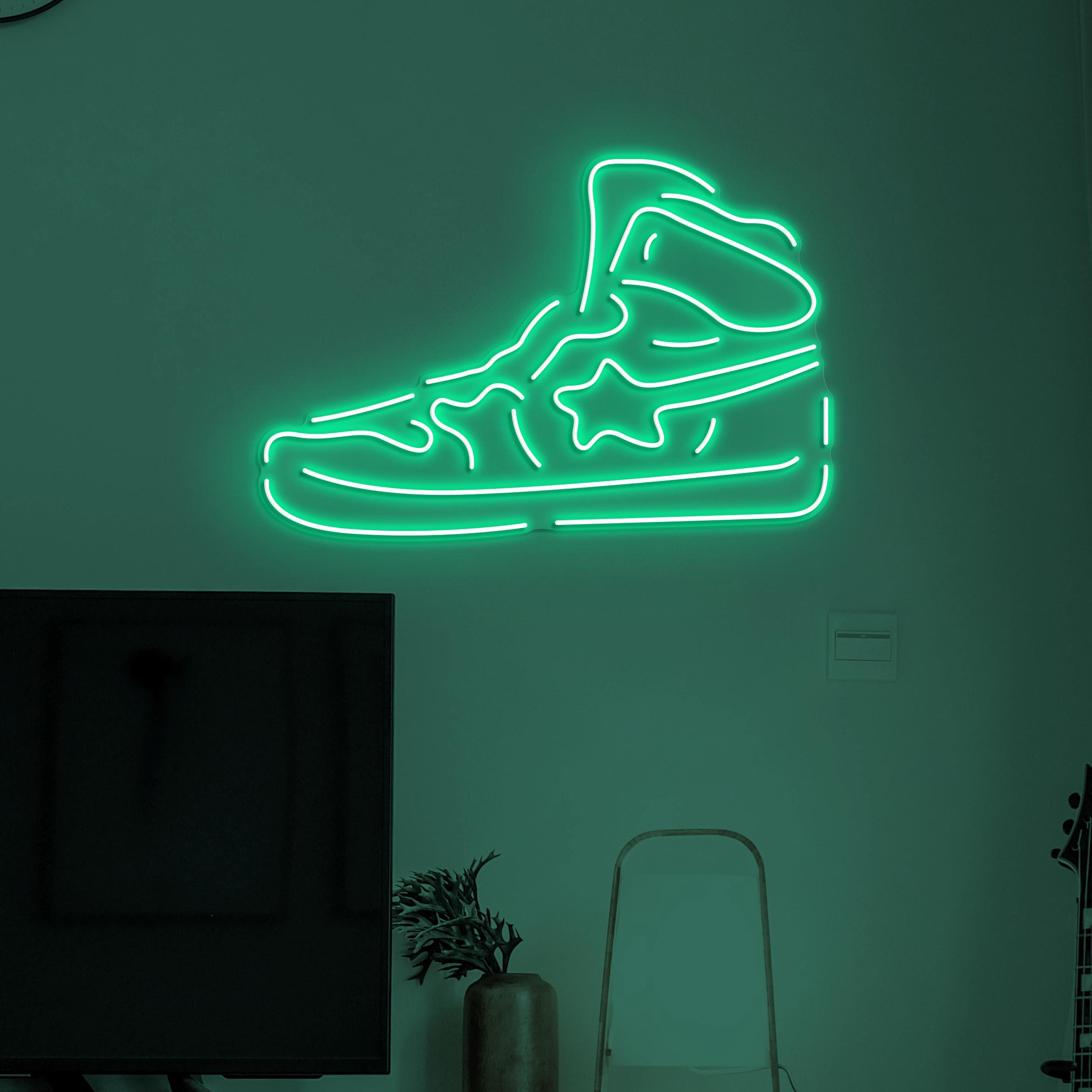 Sneaker Neon Sign, Sneaker LED Light, Sneaker Led Wall Art, Sneaker Shop Wall Decor, Home, Cafe and Bar Neon Light, Gift For Sneaker Lover
