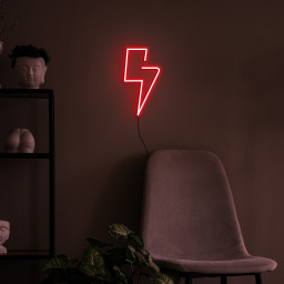 Lightning Bolt Neon Sign, USB Powered LED Light, Neon Wall Decor for Bedroom, Gaming Room, Girls' Room, Kids' Room, Neon Sign, Led Home Art