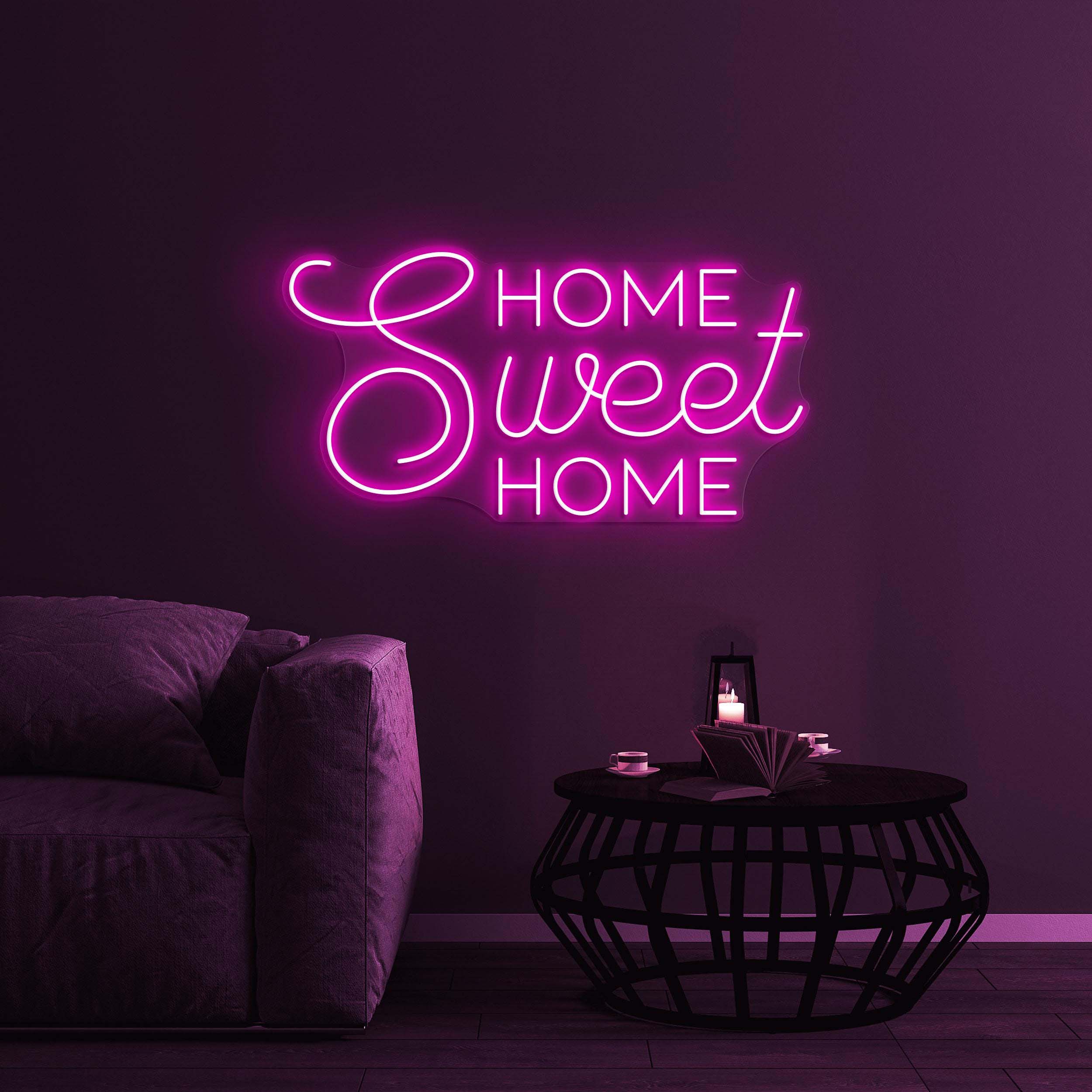 Home Sweet Home Neon Sign, Home Sweet Home LED Light, Sweet Home Wall Decor, Home, Bedroom, Party Decor, Housewarming Gift, Living Room Art