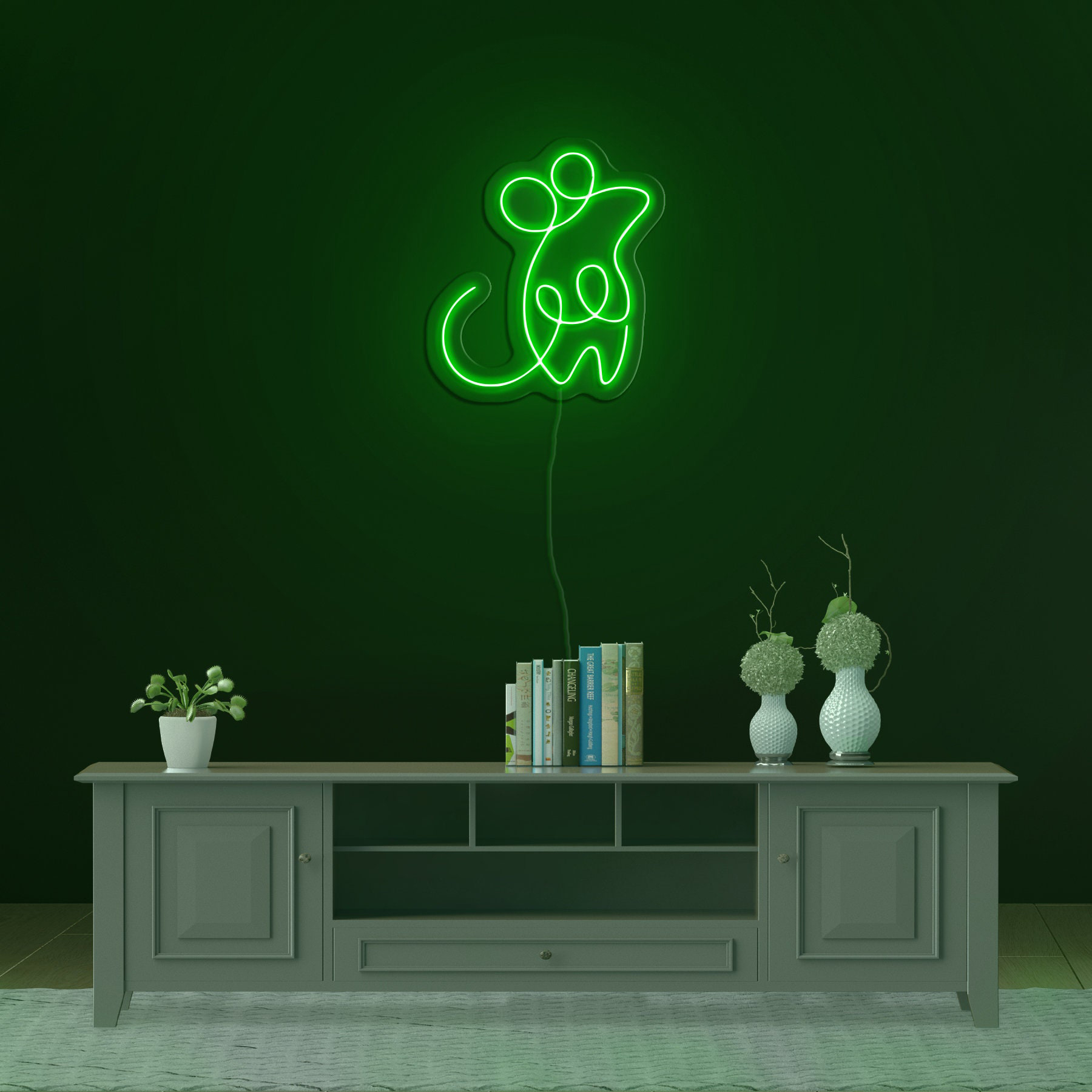 Rat Neon Sign, Rat LED Light Wall Decor, Mouse Hamster Led Neon Decor, Nursery Room Wall Decor, Animal Lover Gift, Cool Wall Art Home Decor