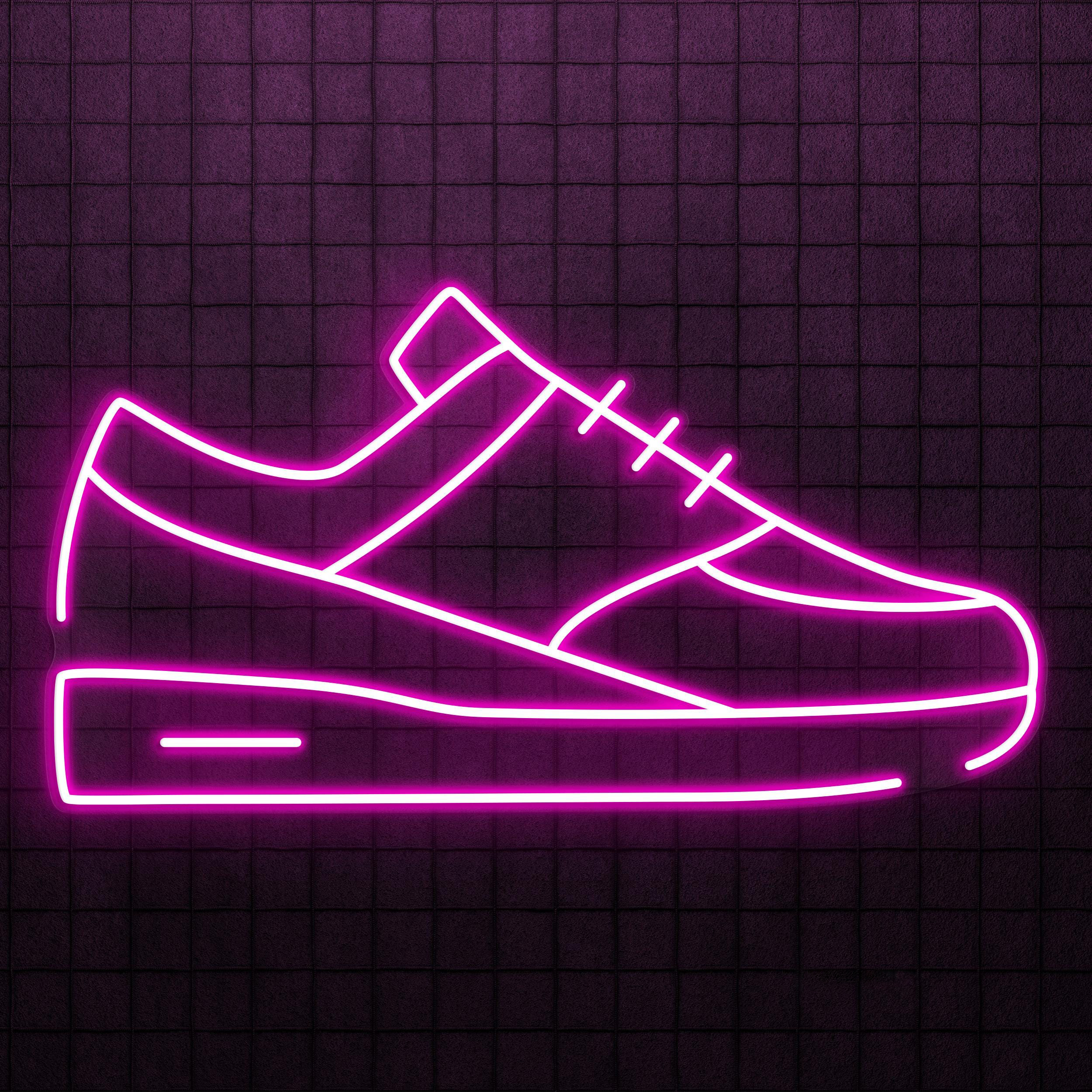 Sports Shoes Neon Sign, Sports Shoes LED Light, Sports Joger Shoe Wall Decor, Sneaker Wall Art, Boot Shop Neon Light, Cafe and Bar Decor