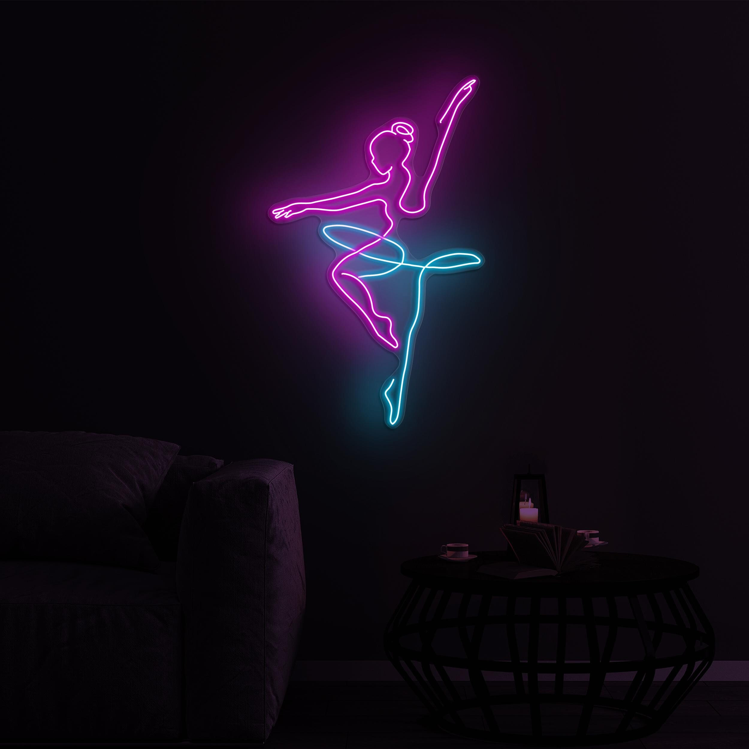 Girl Dance Neon Sign, Ballet Dance Girl Light, Girl Dance LED Art, Dance Studio Decor, Dancer Neon Sign, Home Wall Decor, Dance Lover Sign