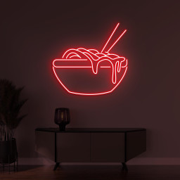 Noodle Bowl Neon Sign, Noodle Bowl LED Light, Ramen Wall Decor, Asian Food Neon Art, Custom Neon Sign, Noodle Lover Neon Sign, Cafe Wall Art