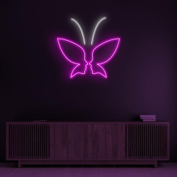 Butterfly Neon Sign, Butterfly LED Light, Girl Room Wall Decor, Animal Shop Art, Butterfly Lover Gift, Cute Butterfly Sign, Kids Room Decor
