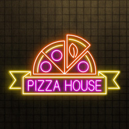 Pizza House Neon Sign, Pizza House LED Light, Pizza Slice Wall Decor, Fast Food Restaurant Art, Italian Food Neon Sign, Pizza Shop Decor